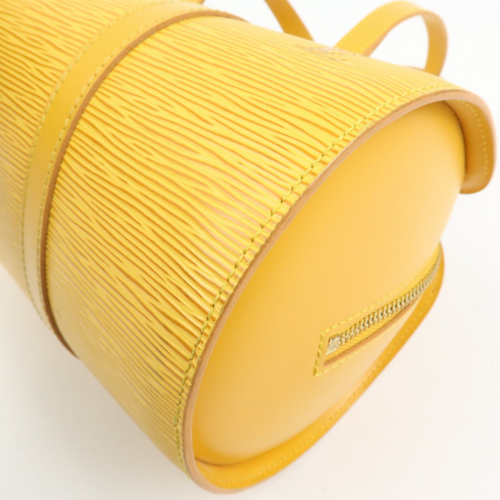 Louis Vuitton Epi Leather Soufflot Hand Bag Tassili Yellow M52229