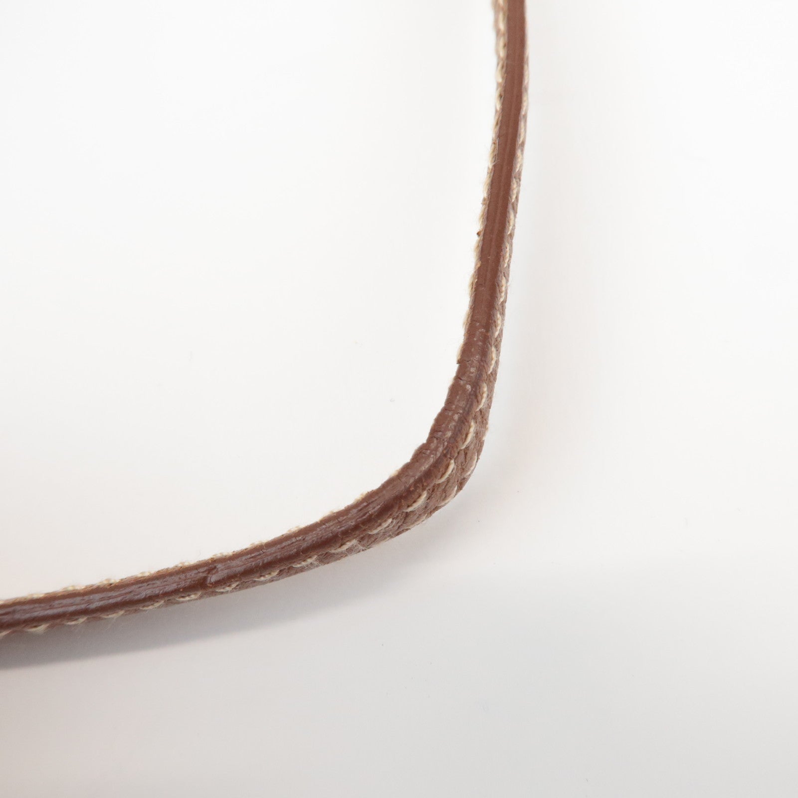 Cartier Marcello de Cartier 2C Logo Leather Pouch Wrist Bag Brown