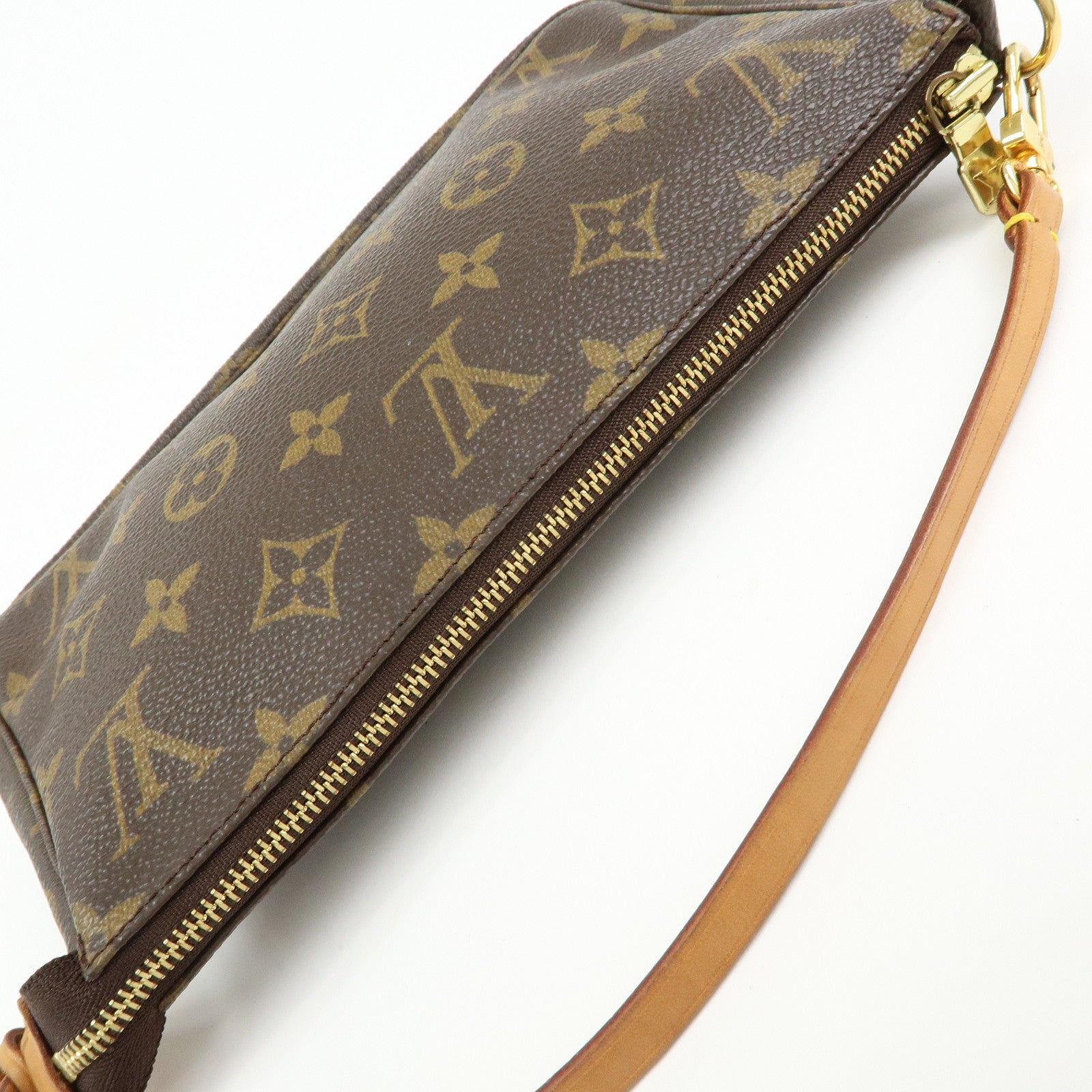 Louis Vuitton Monogram Pochette Accessoires Pouch Hand Bag M51980