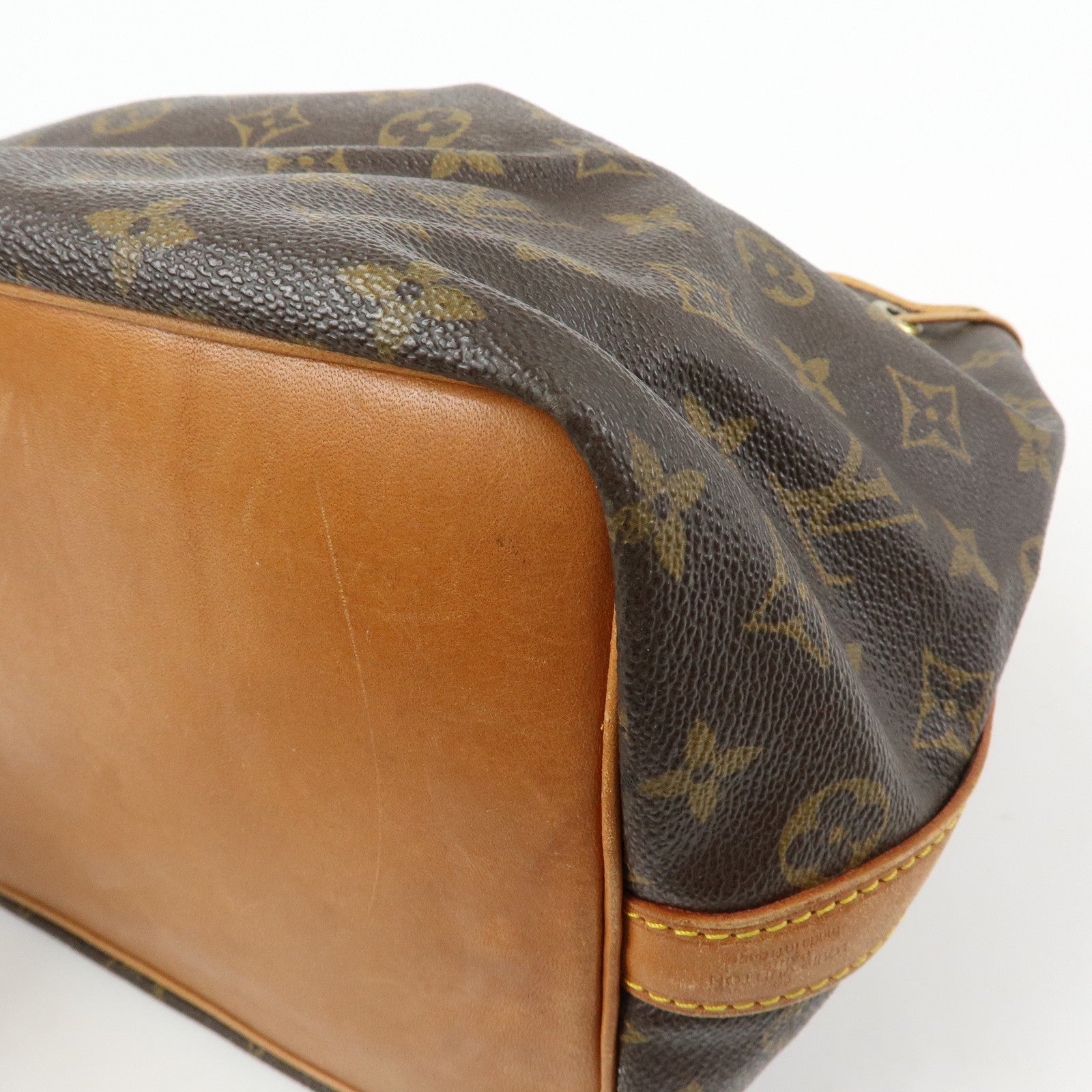 Louis Vuitton Monogram Petit Noe Shoulder Bag Brown M42226
