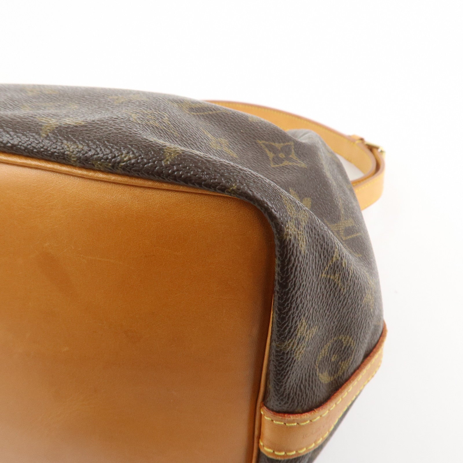 Louis Vuitton Monogram Petit Noe Shoulder Bag Brown M42226