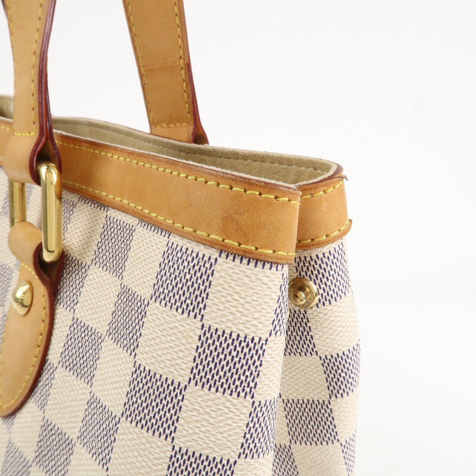 Louis Vuitton Damier Azur Hampstead PM Hand Bag Ivory N51207