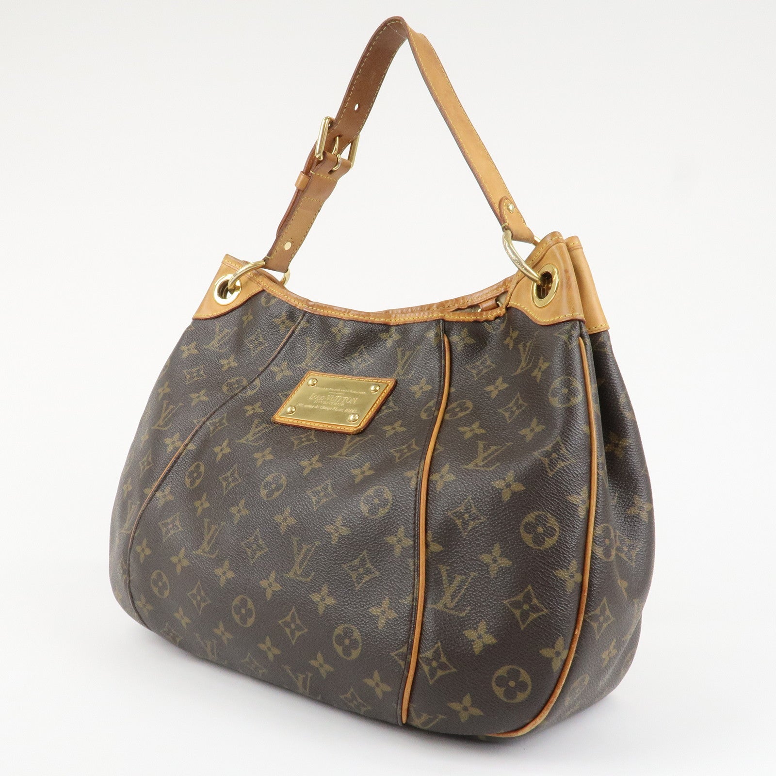 Louis Vuitton Monogram Galliera PM Shoulder Bag Brown M56382 Used