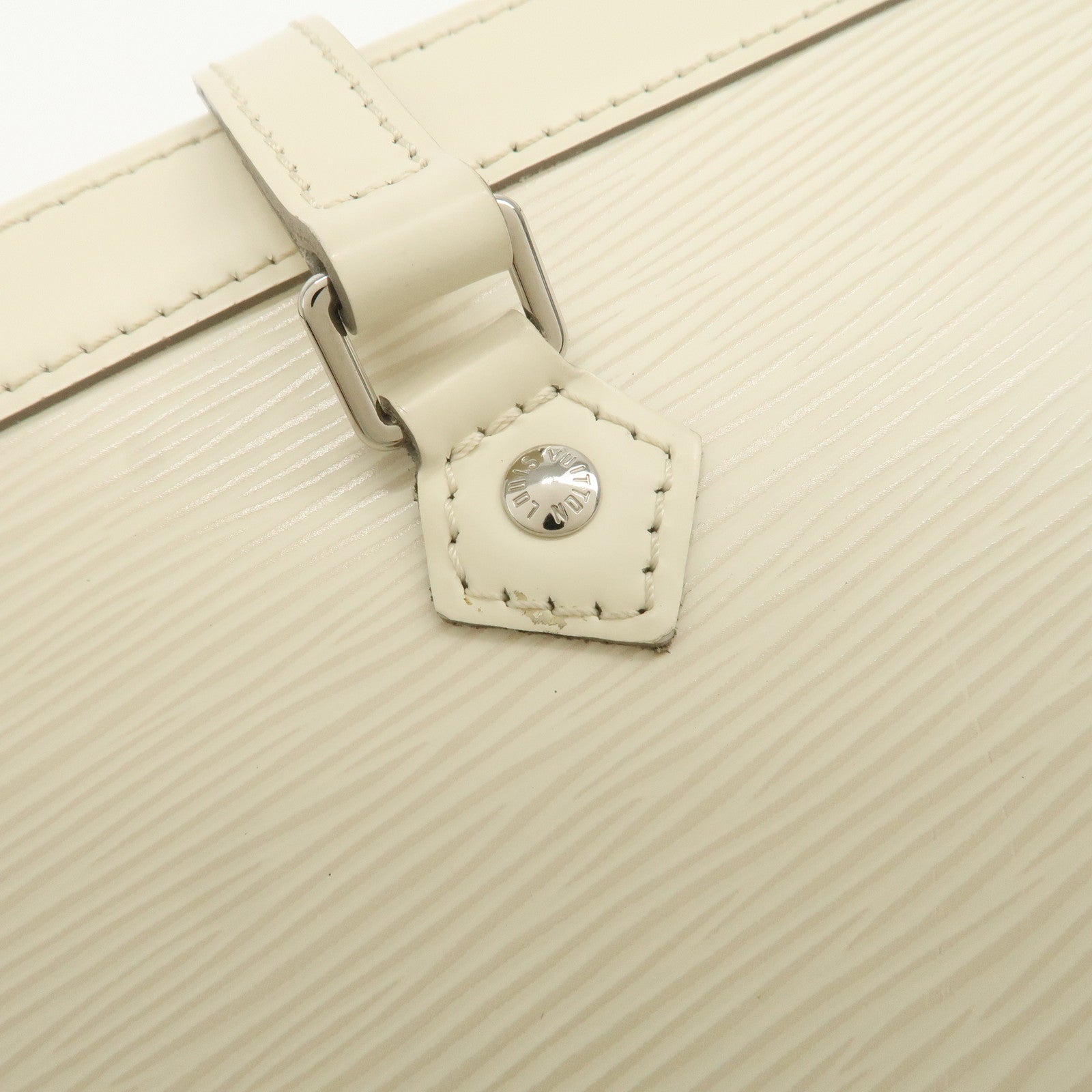 Louis Vuitton Epi Madeleine PM Hand Bag Ivoire White M5933J