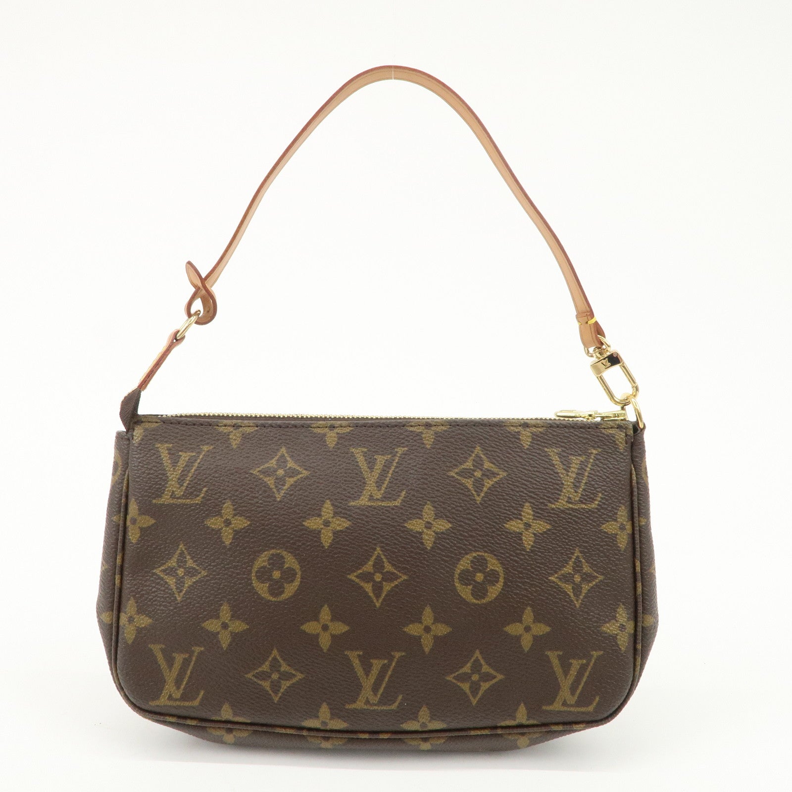 Louis Vuitton Monogram Pochette Accessoires Hand Bag Brown M51980