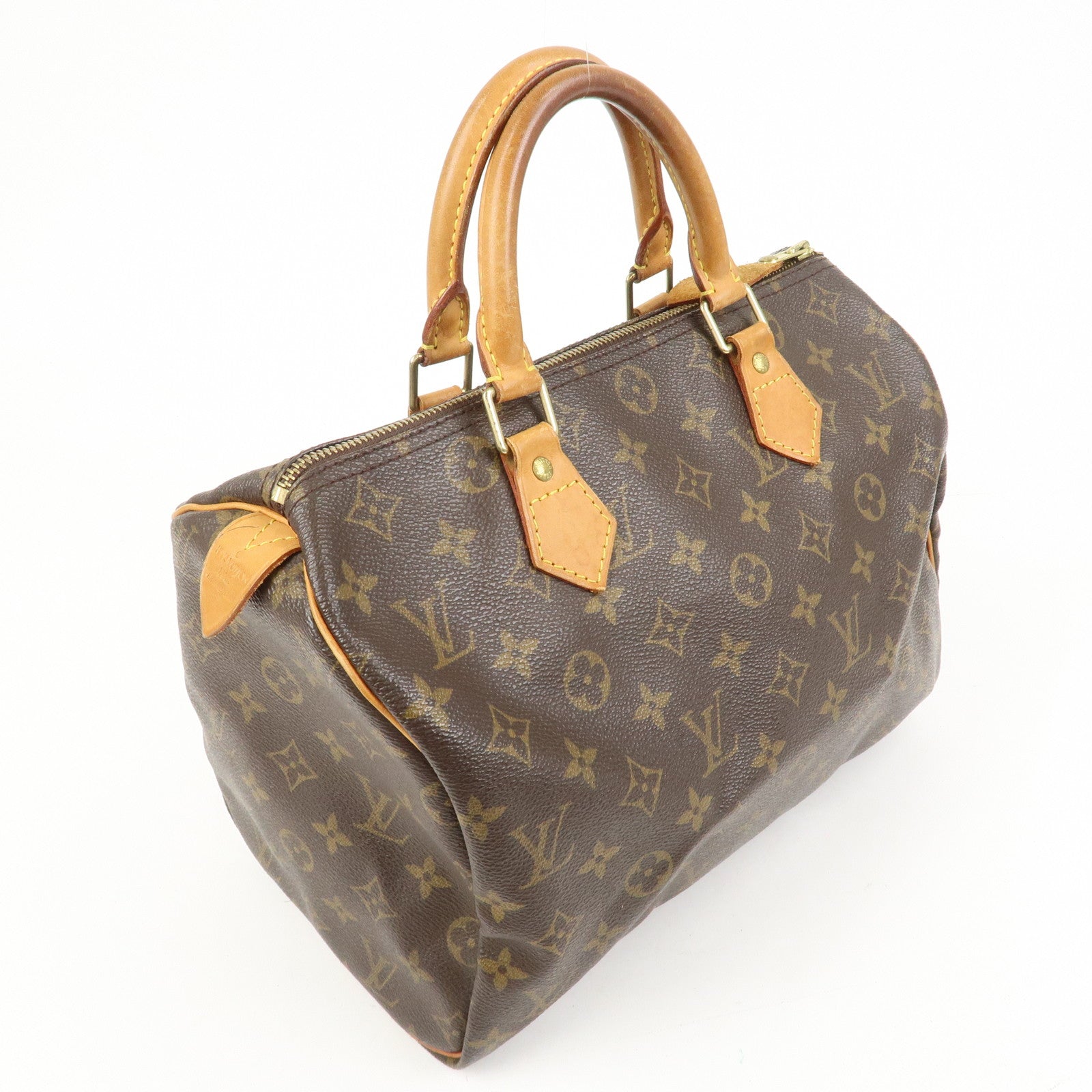 Louis Vuitton Monogram Speedy 30 Boston Bag Hand Bag Brown M41526