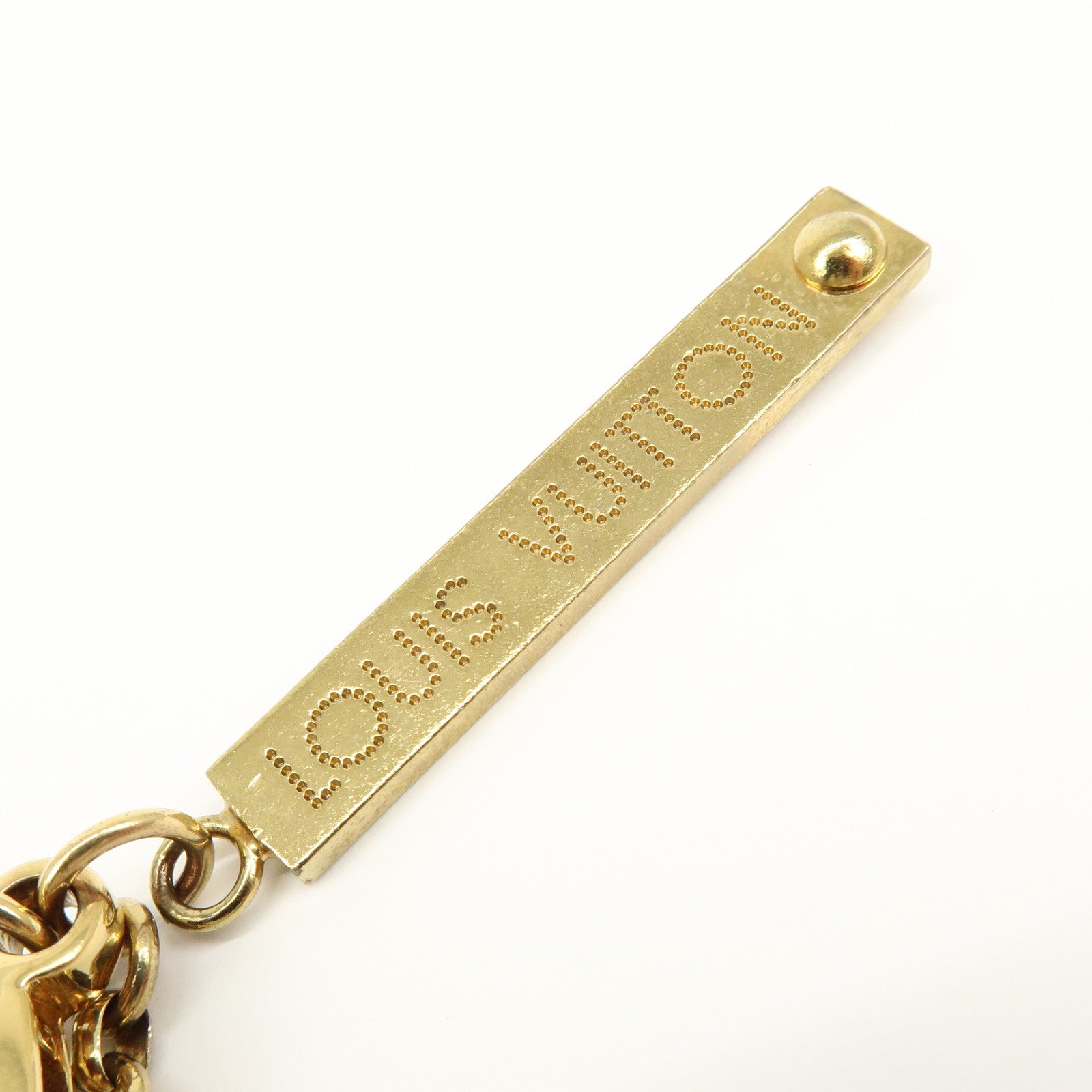 Louis Vuitton Bijoux Sac Tapage Metal Bag Charm Gold Silver M65090
