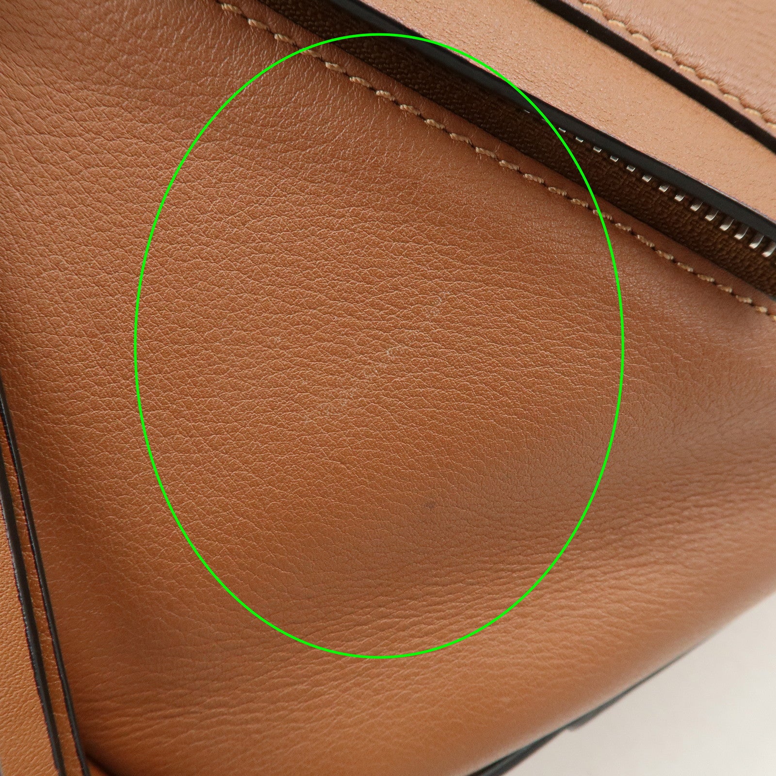 LOEWE Leather Hammock Medium Hand Bag Shoulder Bag Tan Used