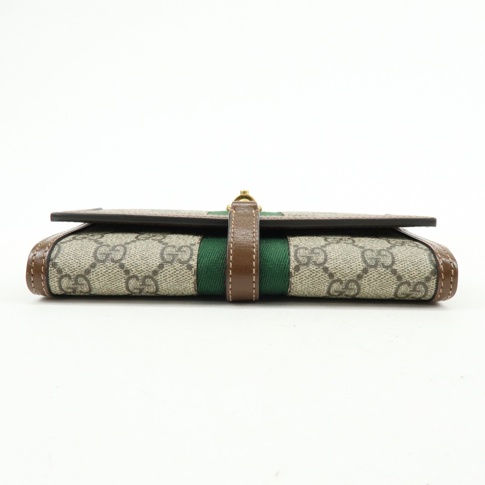 GUCCI Jackie 1961 Sherry Leather Chain Wallet Beige 652681.0416