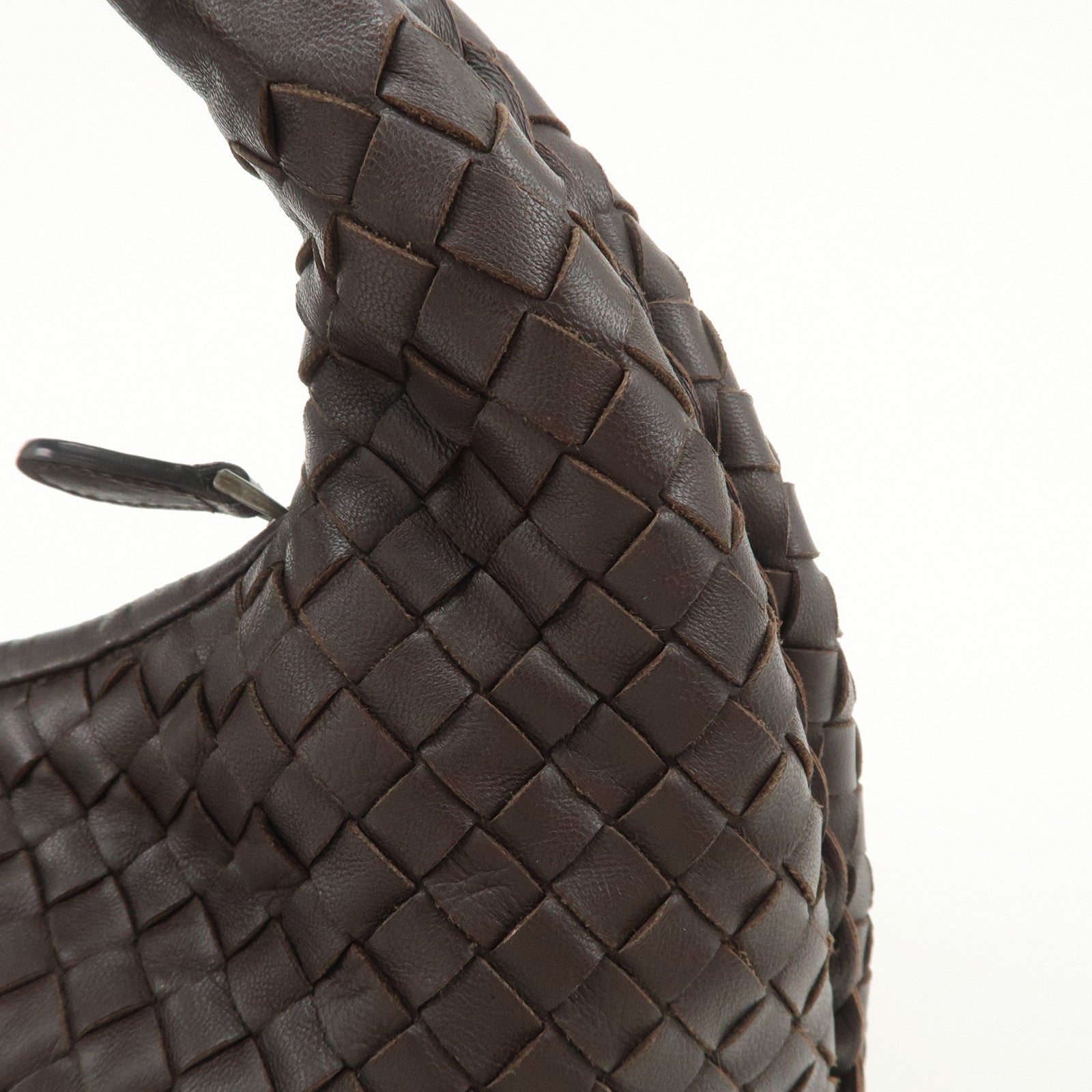 BOTTEGA VENETA Hobo Intrecciato Leather Shoulder Bag 232499