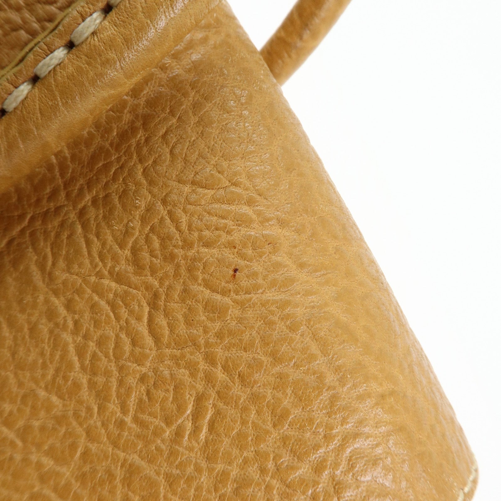 TOD'S Leather Hand Bag Shoulder Bag Brown