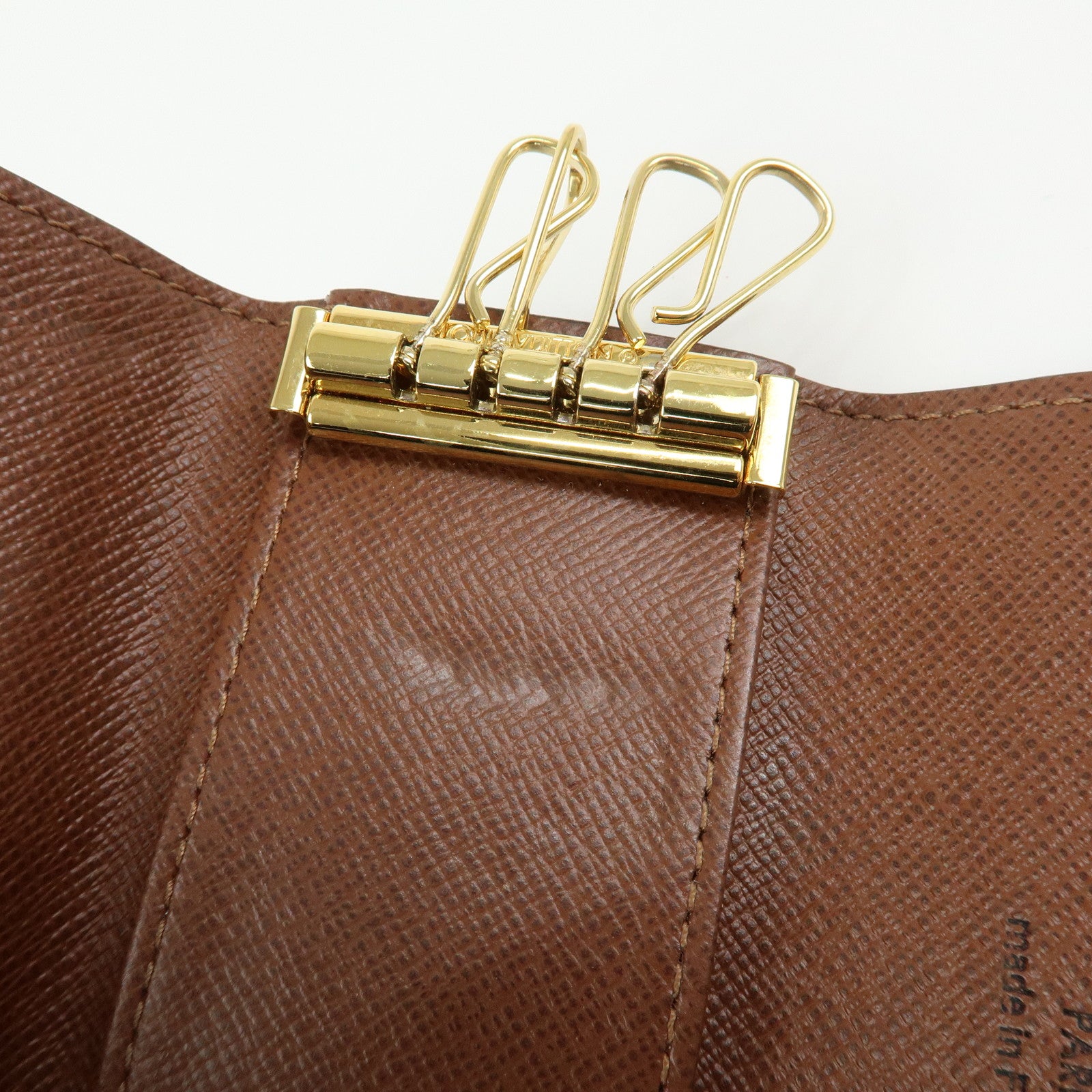 Louis Vuitton Monogram Multicles 4 Key Case Key Holder Brown M69517
