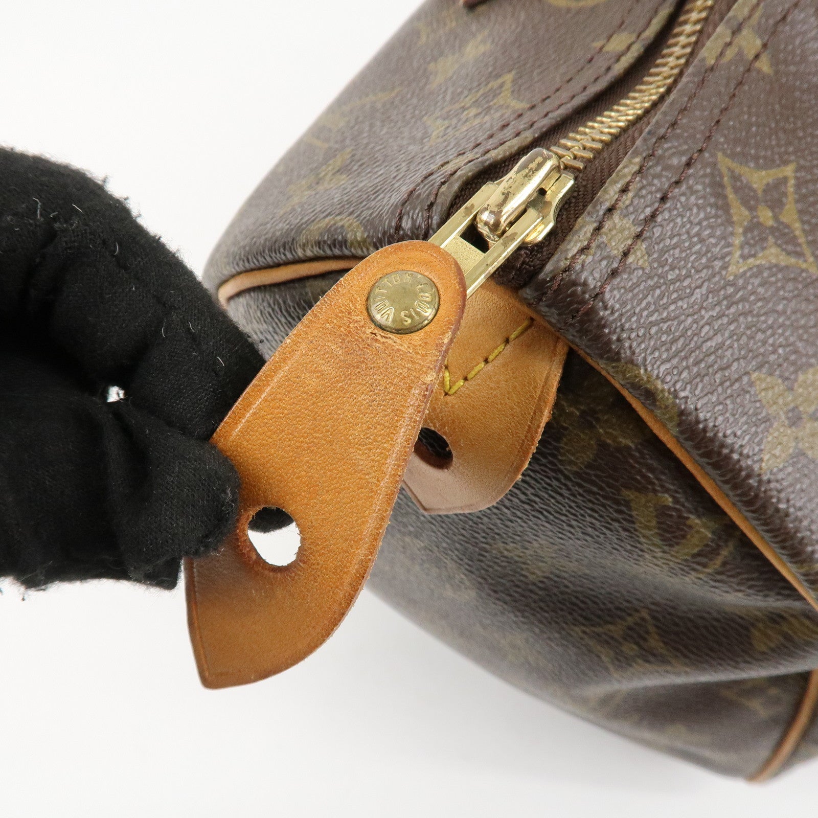 Louis Vuitton Monogram Speedy 30 Hand Bag Boston Bag M41526 Used
