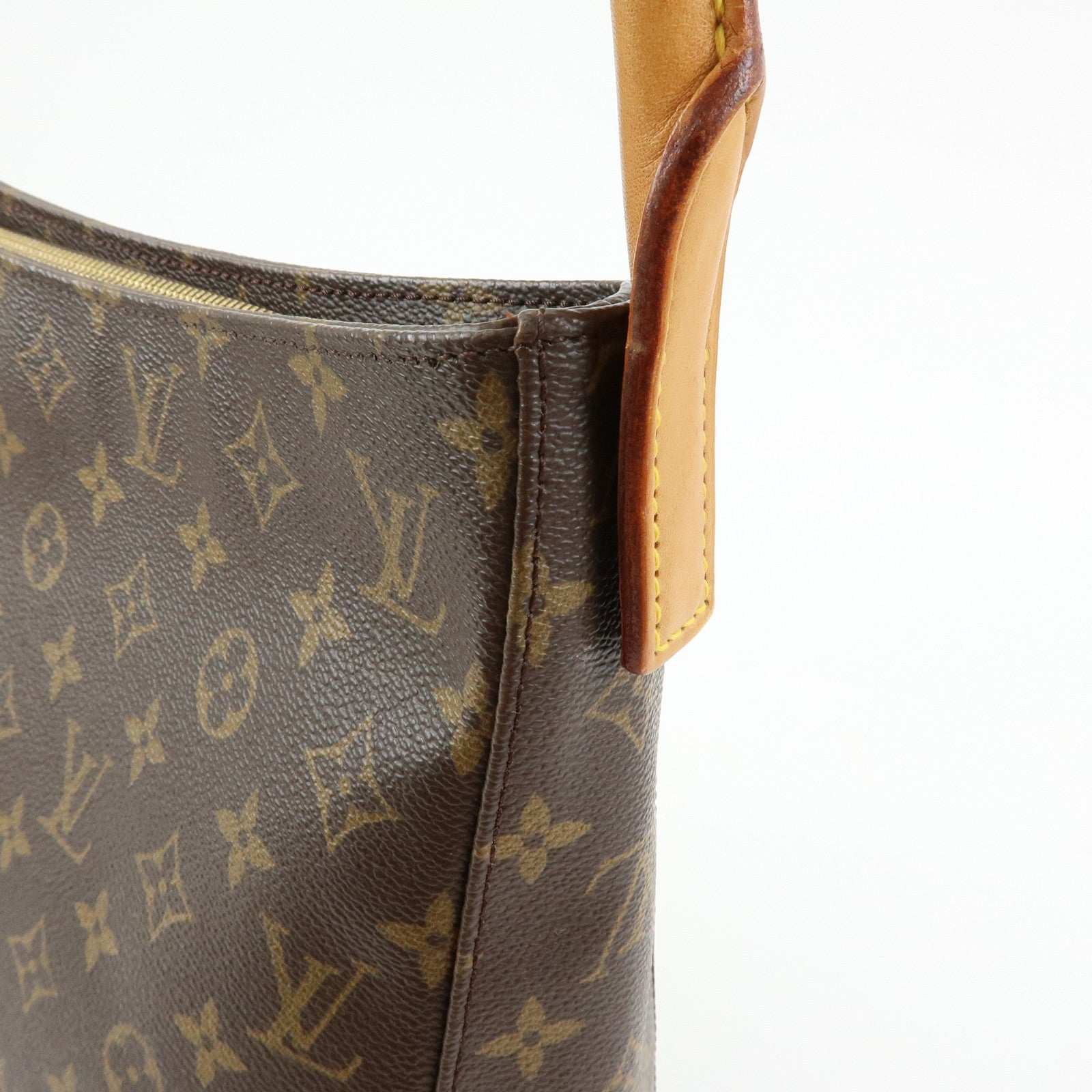 Louis Vuitton Monogram Looping GM Shoulder Bag Brown M51145