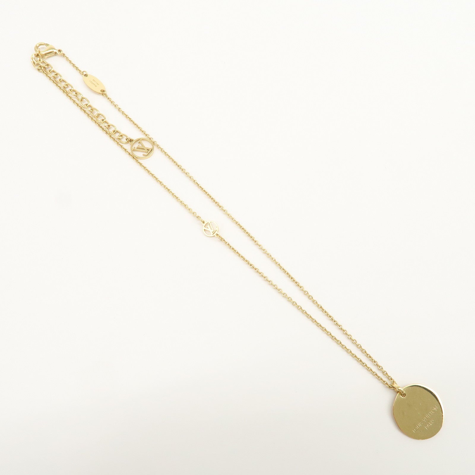 Louis Vuitton Collier Louis In The Sky Dog Necklace Gold M66931