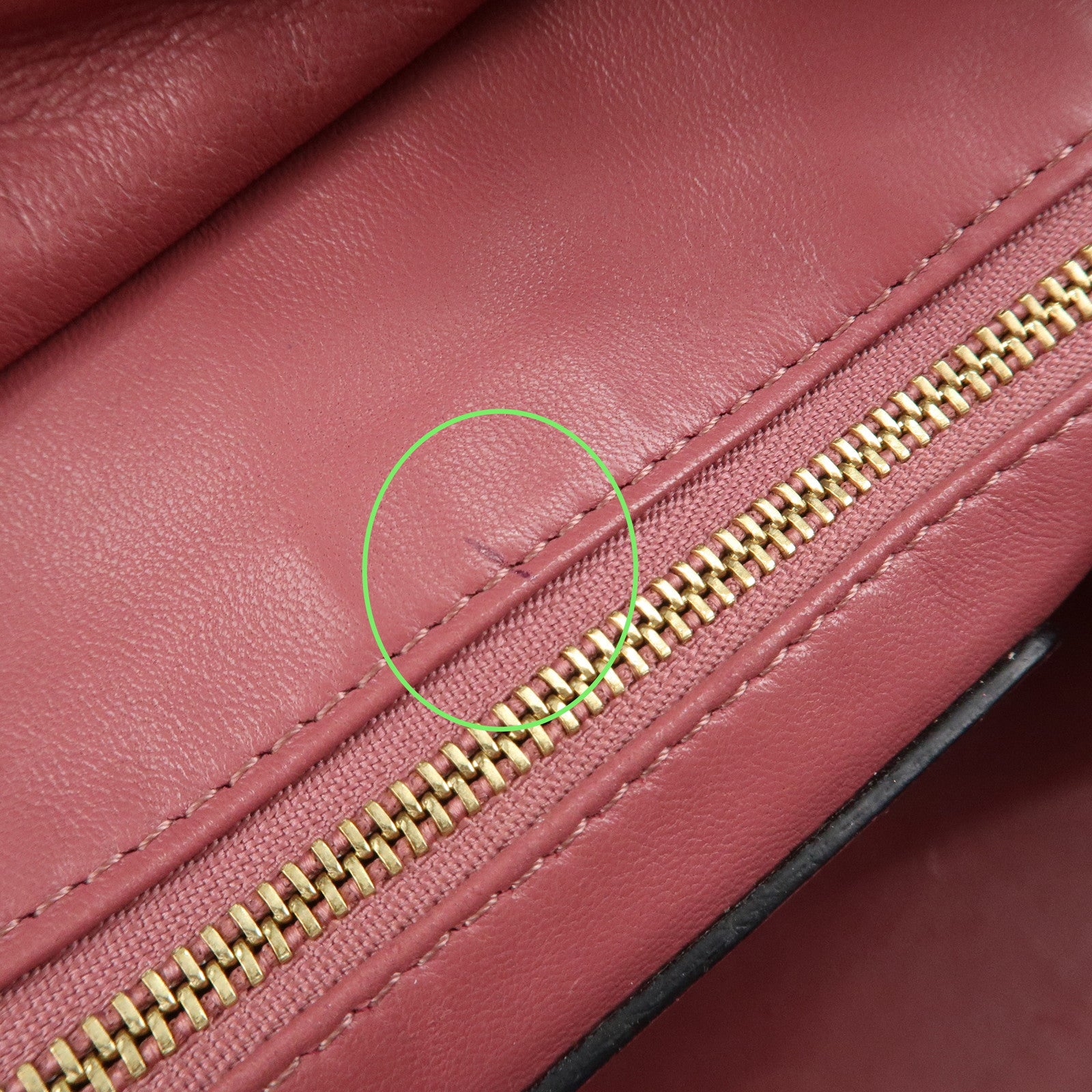 LOEWE Anagram Amazona 28 Leather Hand Bag Pink Used