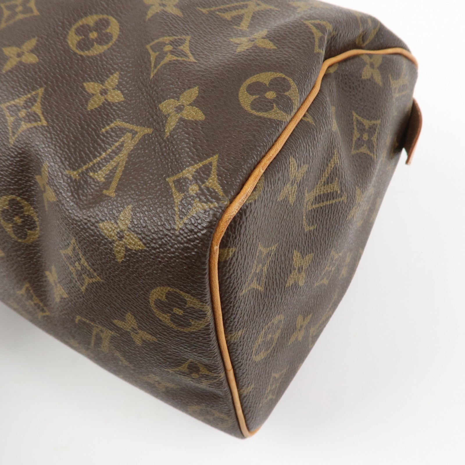 Louis Vuitton Monogram Speedy 25 Boston Bag Hand Bag Brown M41528