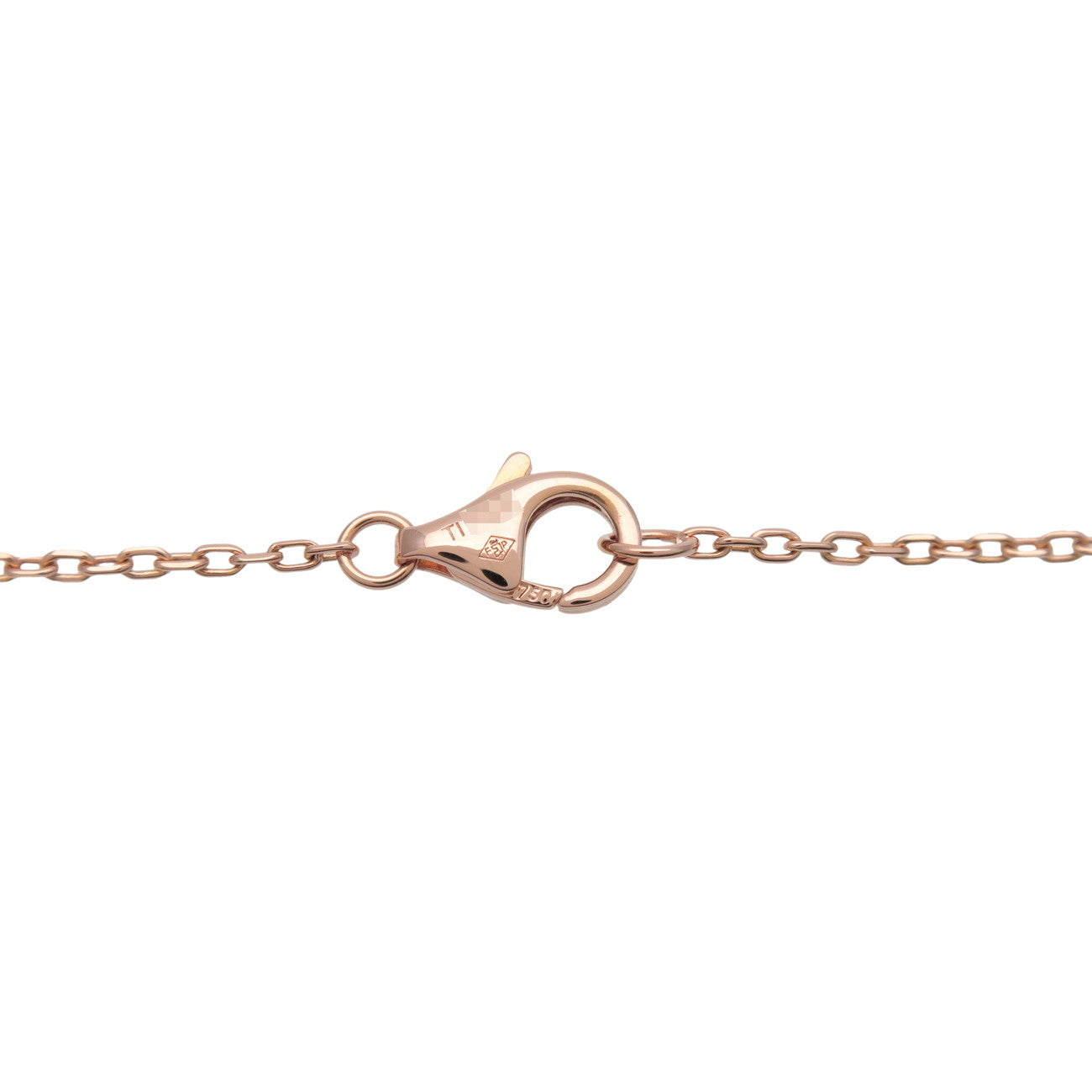 Cartier Trinity Diamond Heart Necklace K18 Yellow Rose White Gold