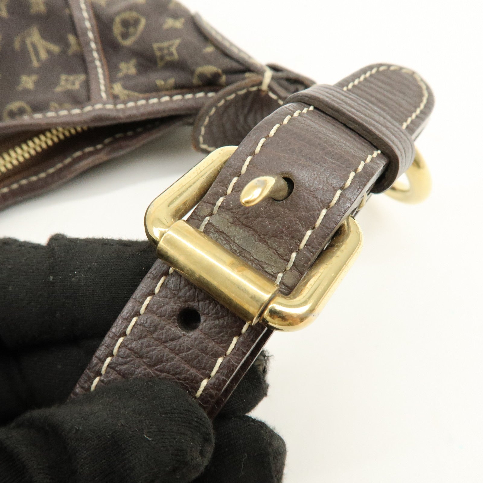 Louis Vuitton Monogram Mini Lin Manon PM Shoulder Bag Ebene M95621