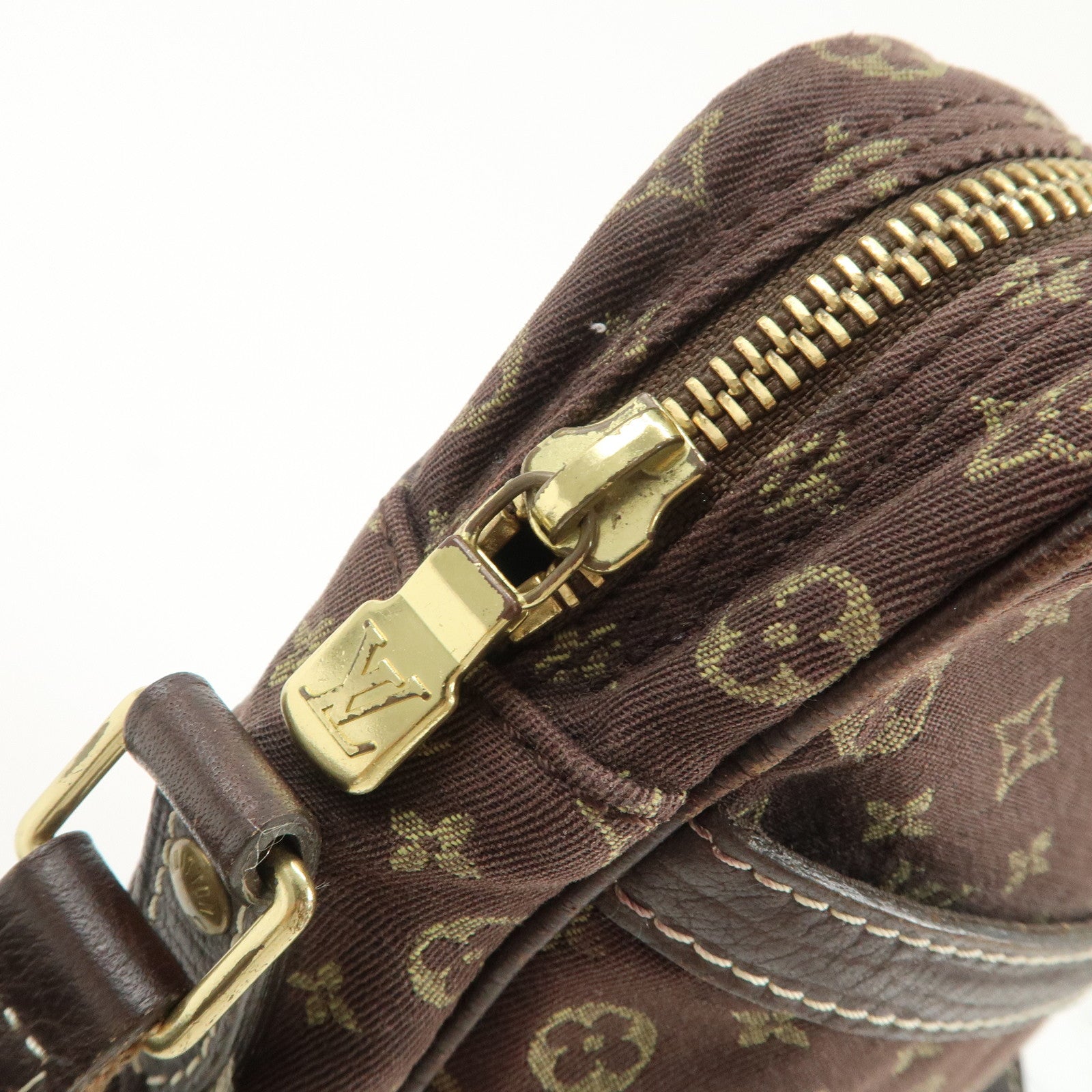 Louis Vuitton Monogram Mini Lin Danube Shoulder Bag Brown M95228