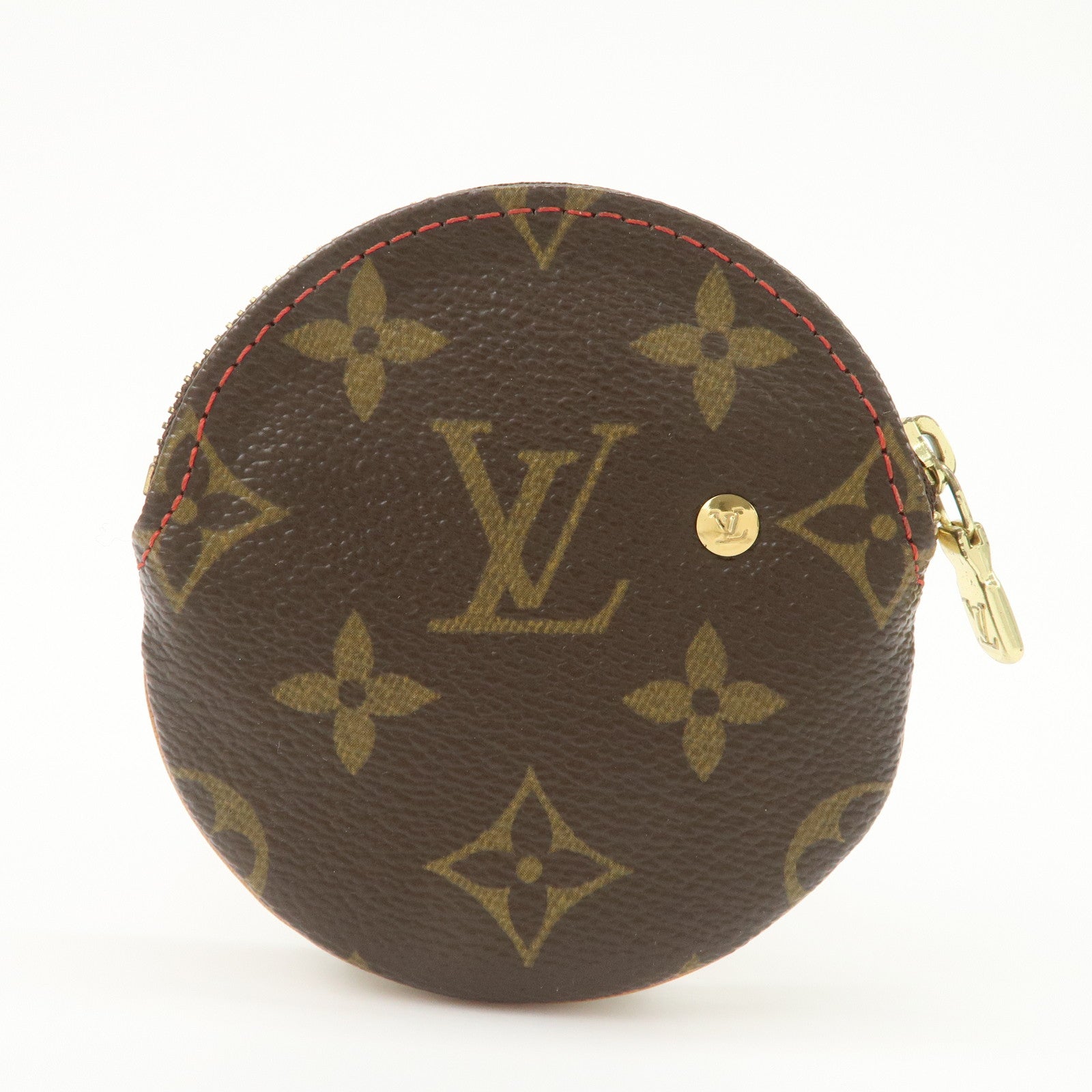 Louis Vuitton Monogram Cherry Porte Monnaie Rond Coin Case M95043