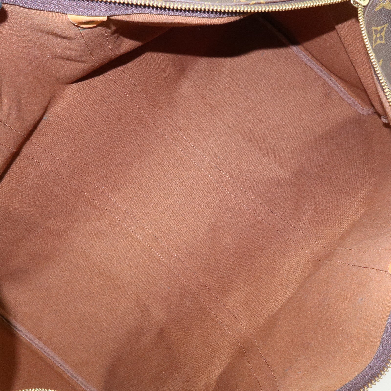 Louis Vuitton Monogram Keep All 60 Boston Bag Brown M41422