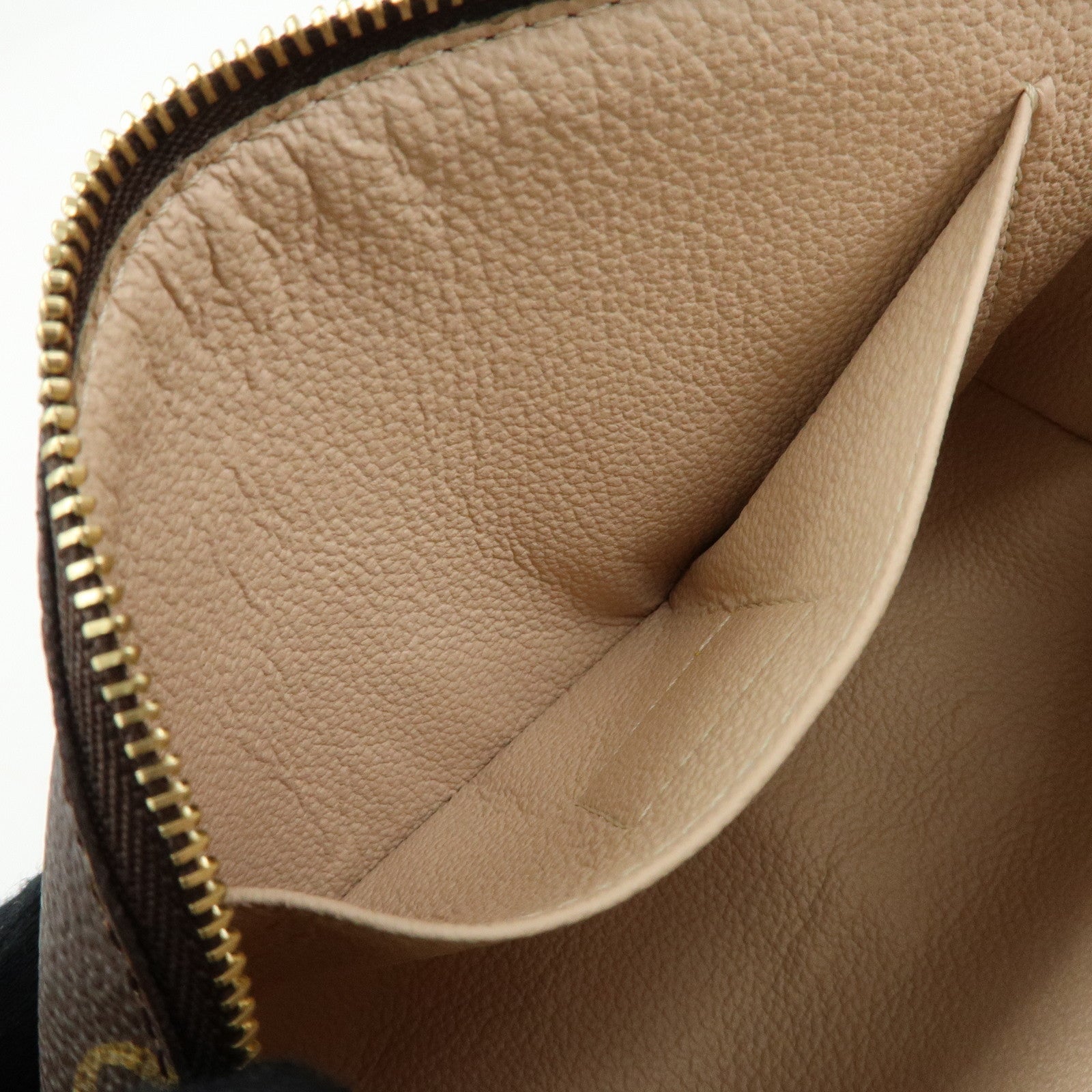 Louis Vuitton Monogram Pochette Cosmetic PM Pouch Brown M47515