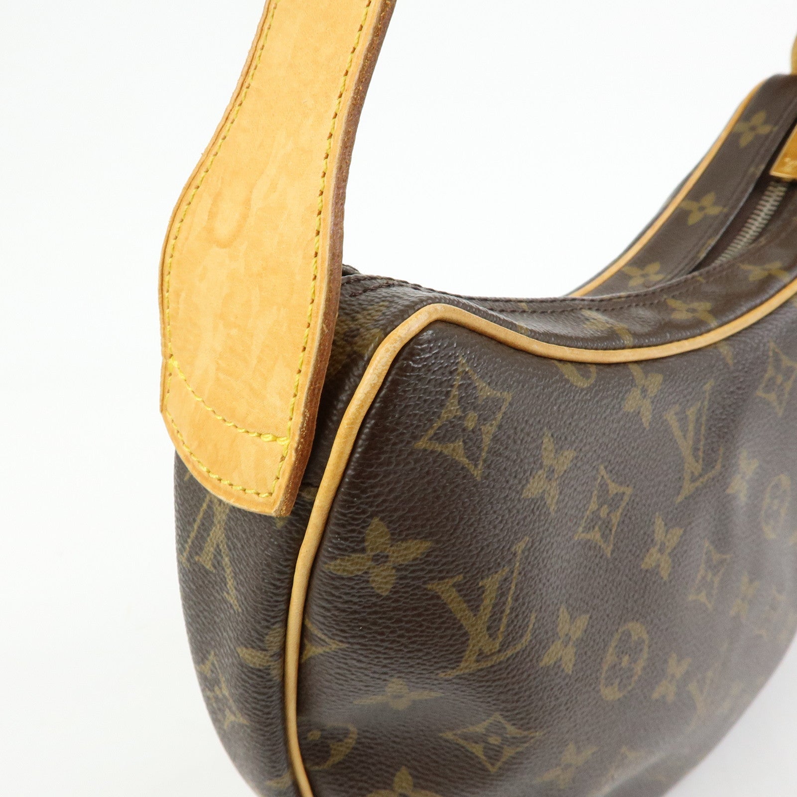 Louis Vuitton Monogram Croissant MM Shoulder Bag Brown M51512