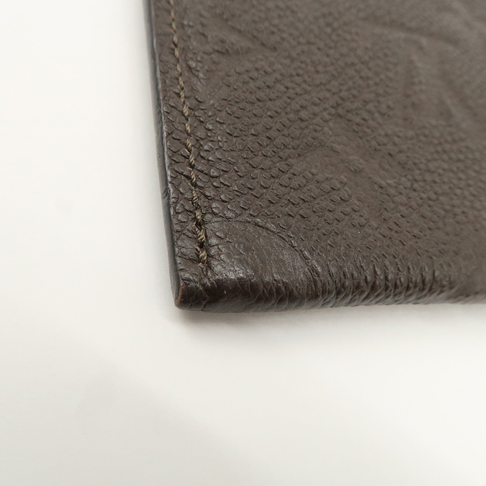 Louis Vuitton Empreinte Portefeuille Curieuse Pouch Brown M60300 Used