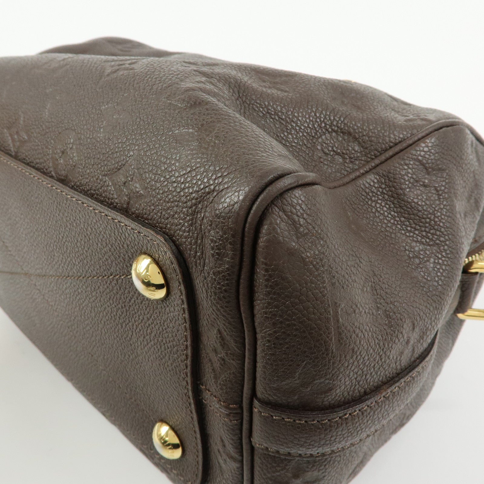 Louis Vuitton Monogram Empreinte Speedy Bandouliere 25 Terre M40761