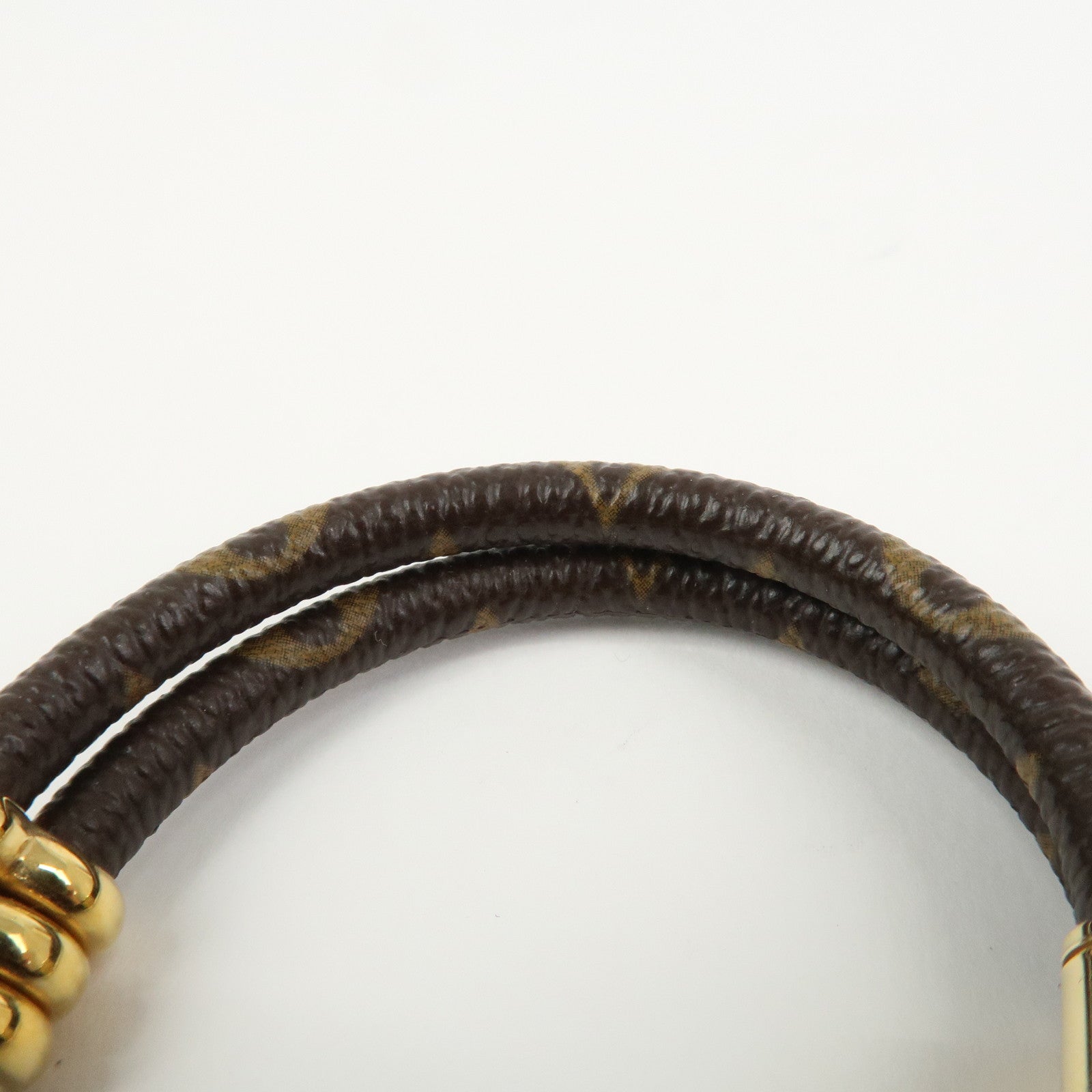 Louis Vuitton Monogram Keep It Twice Bracelet Monogram Gold M6640F