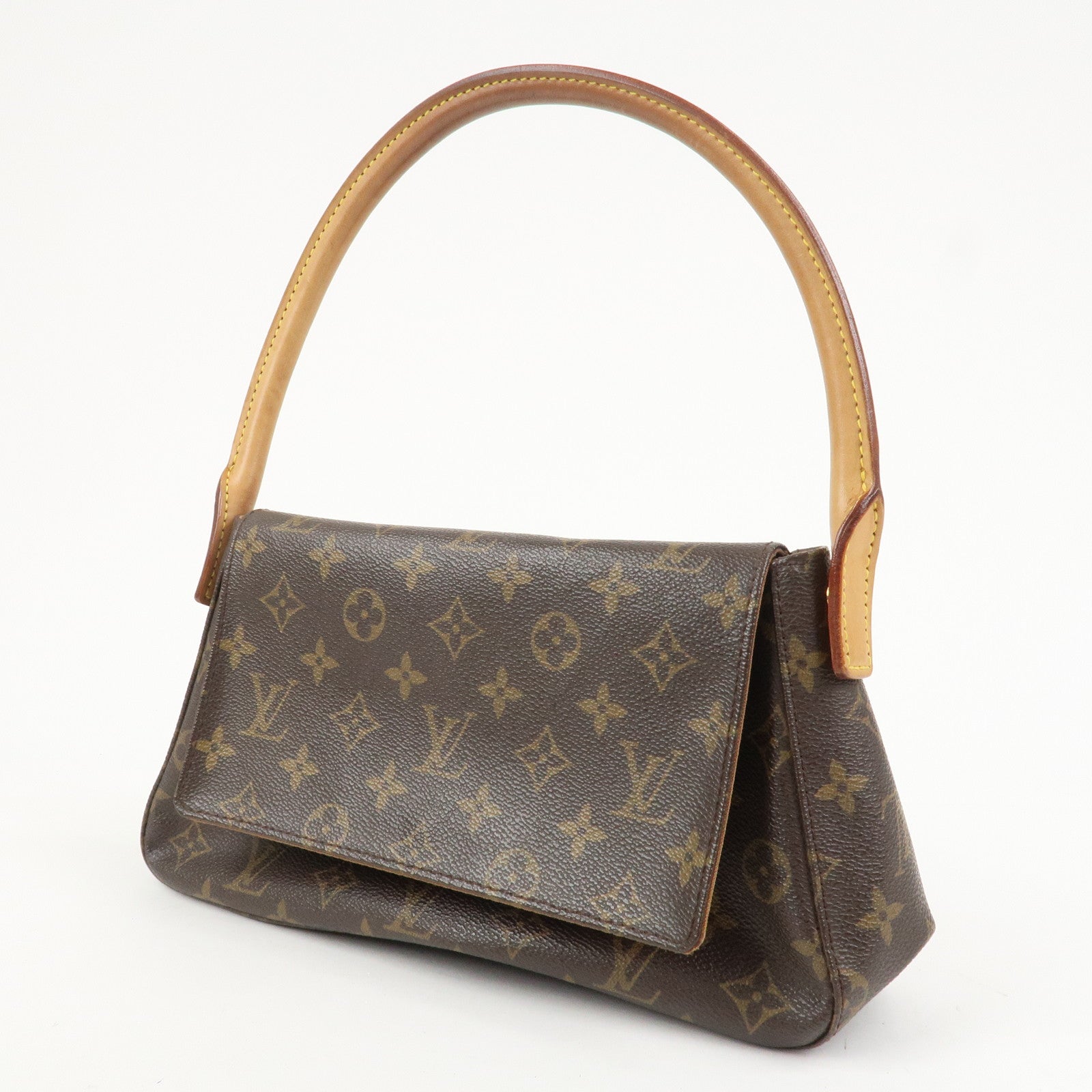 Louis Vuitton Monogram Mini Looping Shoulder Bag Brown M51147