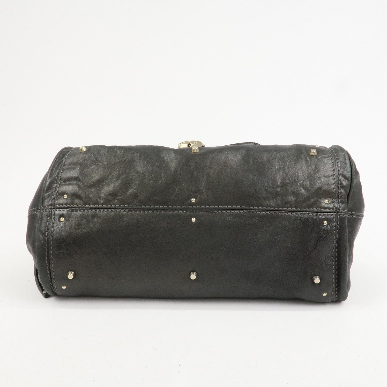 Chloe Paddington Leather Hand Bag Shoulder Bag Black