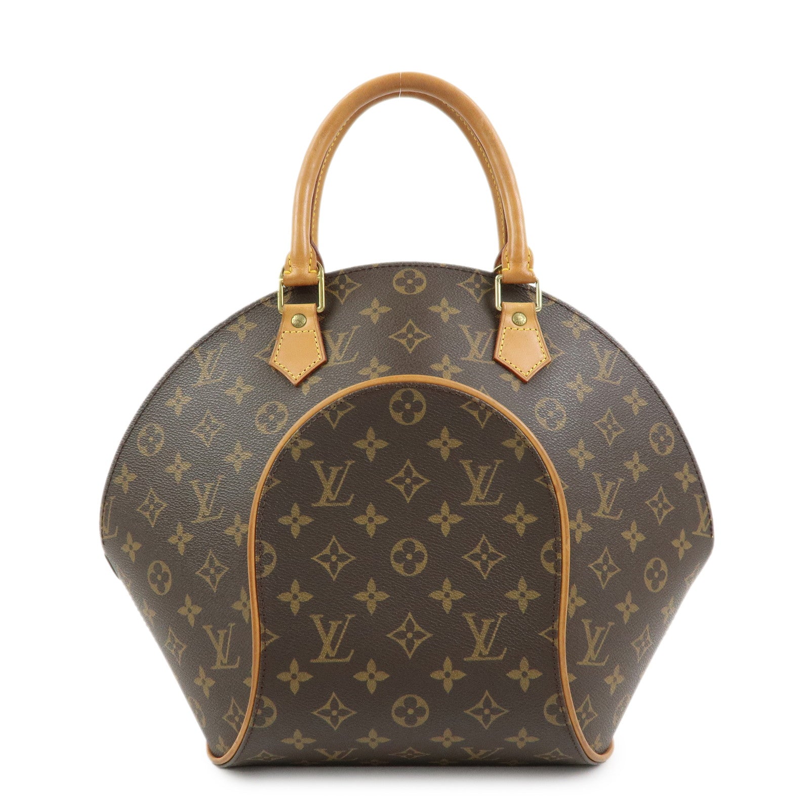 Louis Vuitton Monogram Ellipse MM Hand Bag Brown M51126