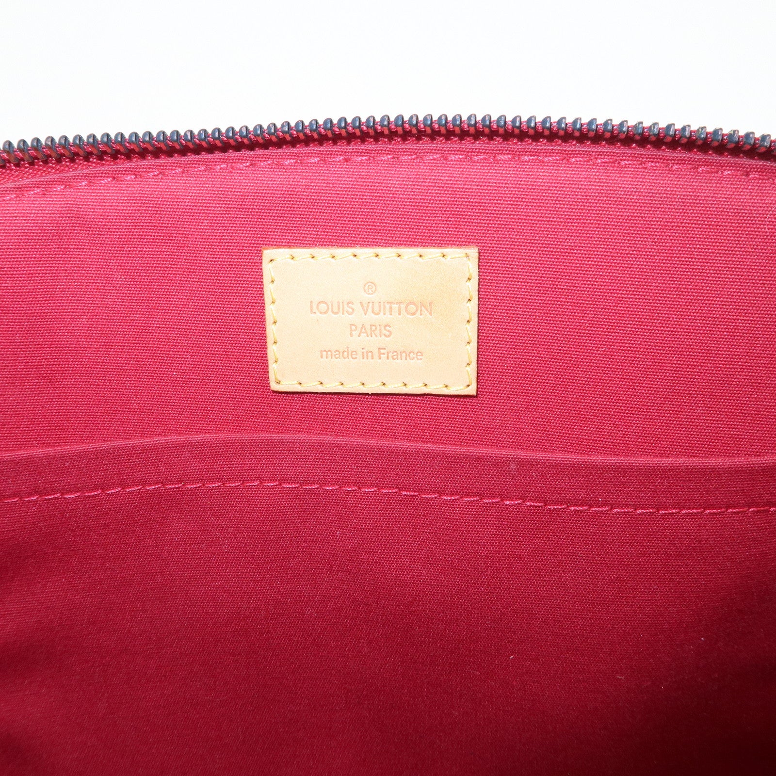 Louis Vuitton Monogram Vernis Sherwood PM Shoulder Bag Red M91494