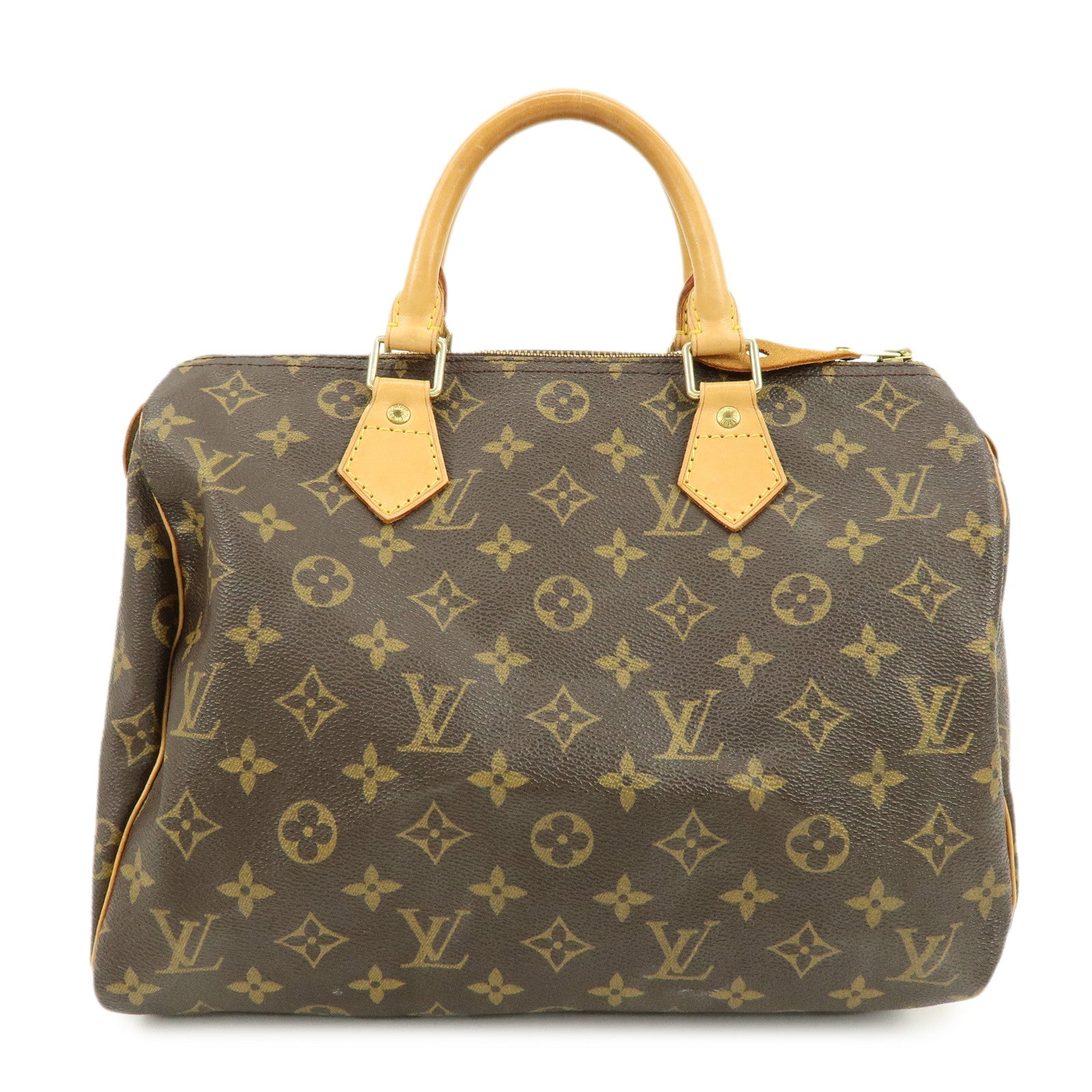 Louis Vuitton Monogram Speedy 30 Boston Bag Hand Bag Brown M41526