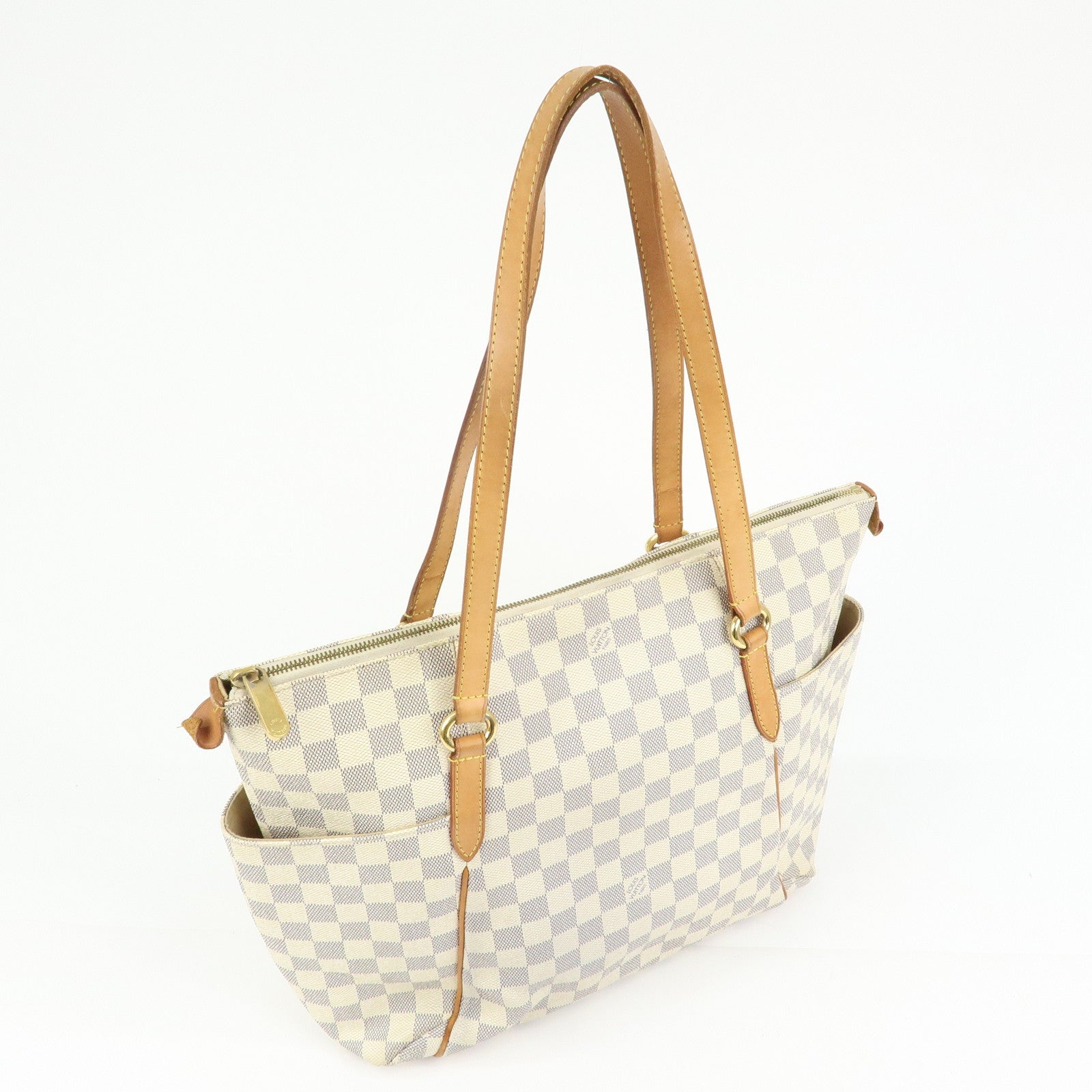 Louis Vuitton Damier Azur Totally MM Tote Bag Shoulder Bag N51262