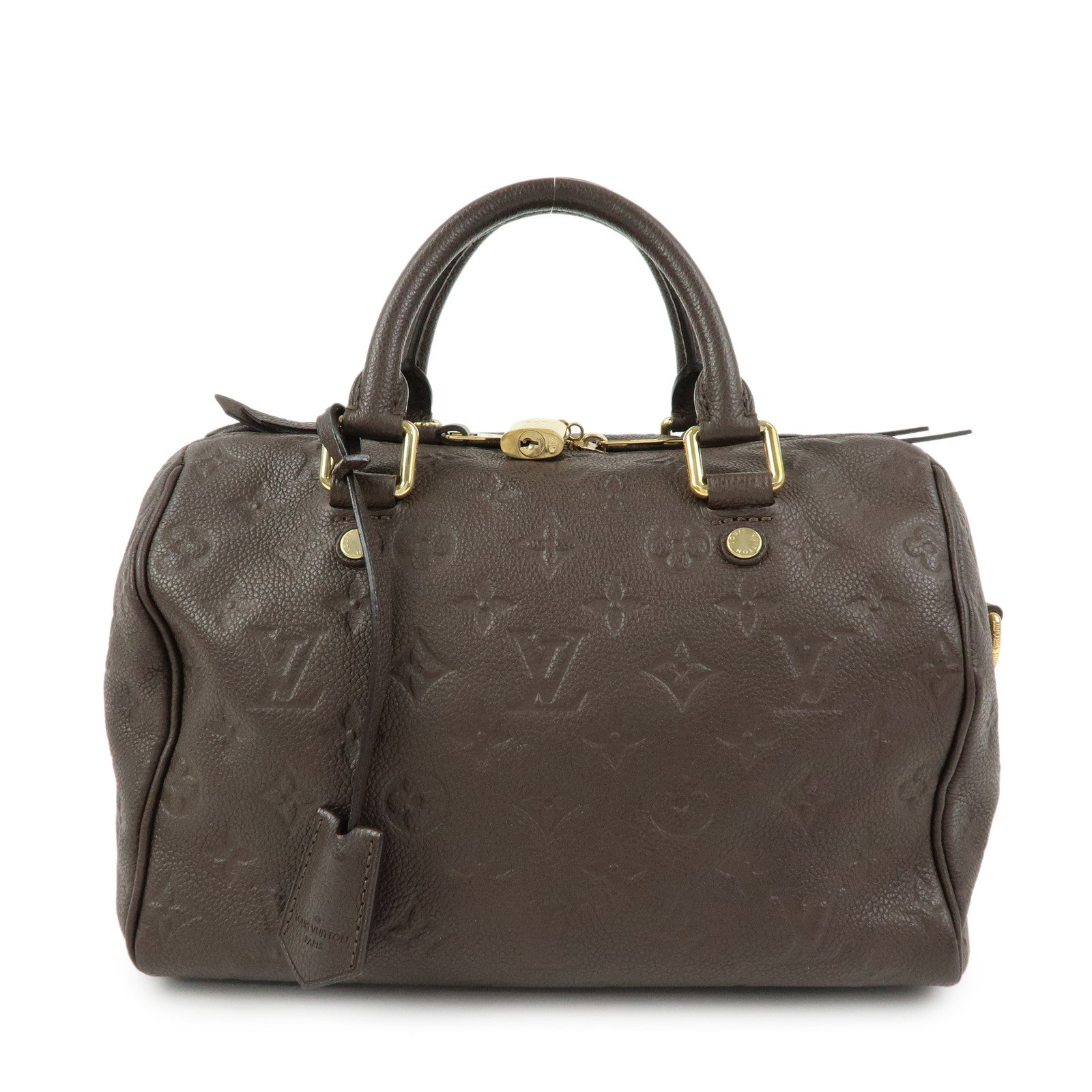 Louis Vuitton Monogram Empreinte Speedy Bandouliere 25 Terre M40761