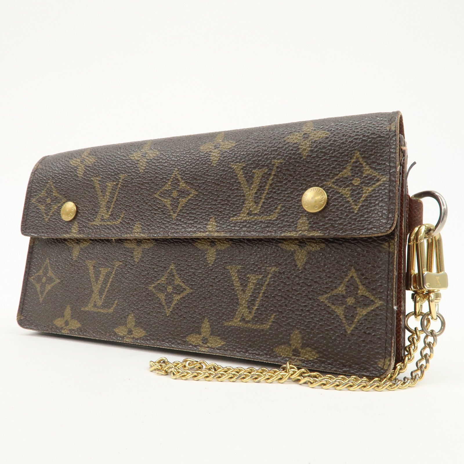 Louis Vuitton Monogram Epi Leather Set of 3 Long Wallet Brown Black