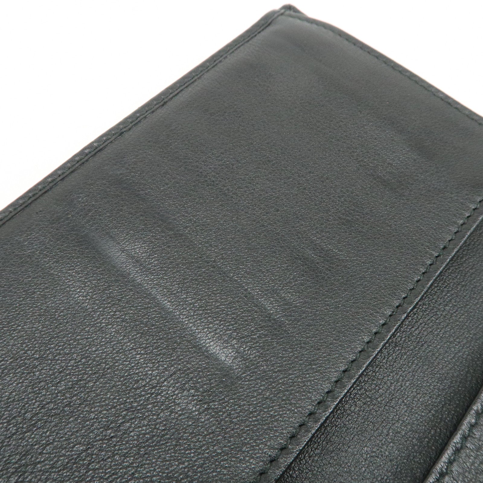 GUCCI Lovely Heart GG Monogram Canvas Leather Long Wallet 203550