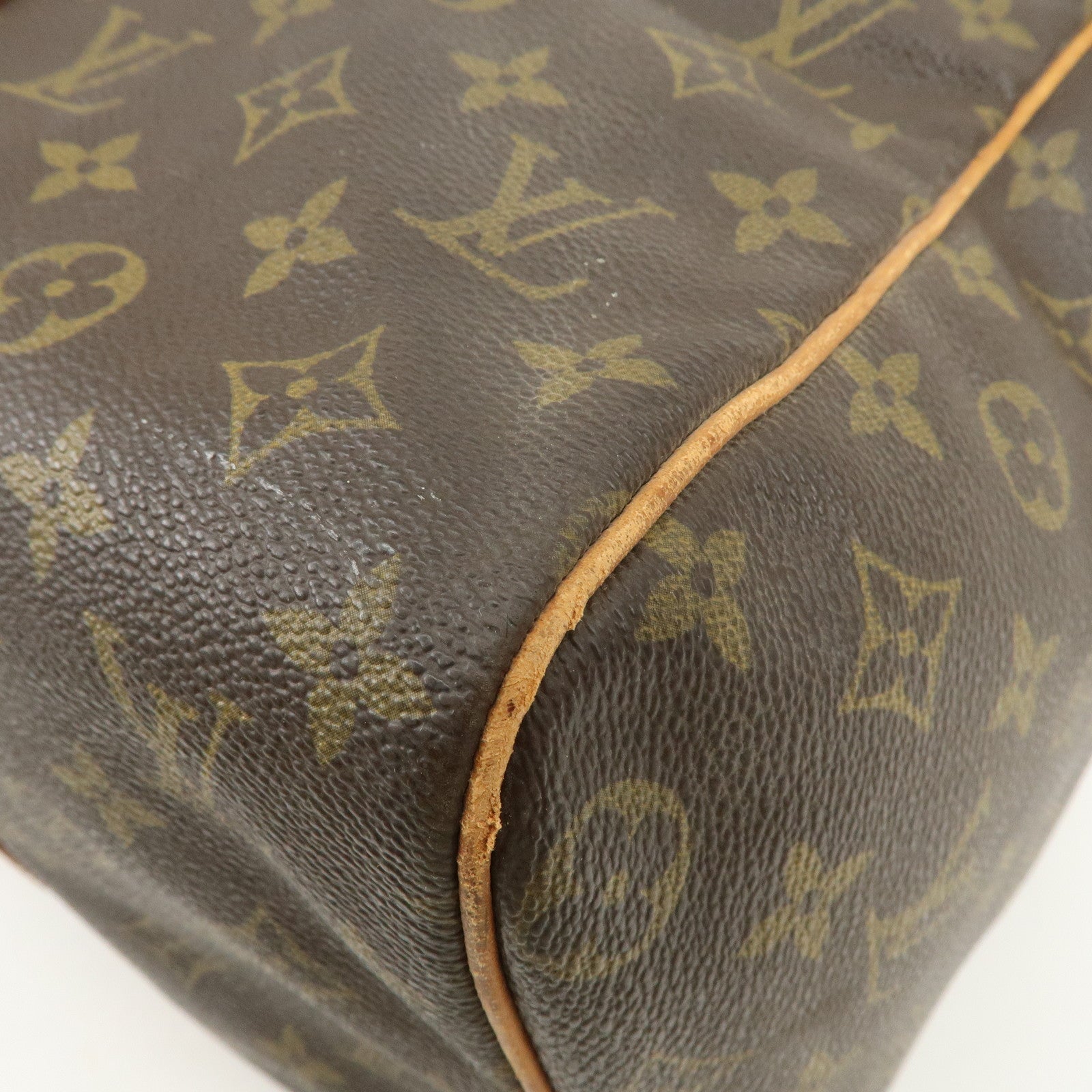 Louis Vuitton Monogram Sac Souple 45 Boston Bag Brown M41624