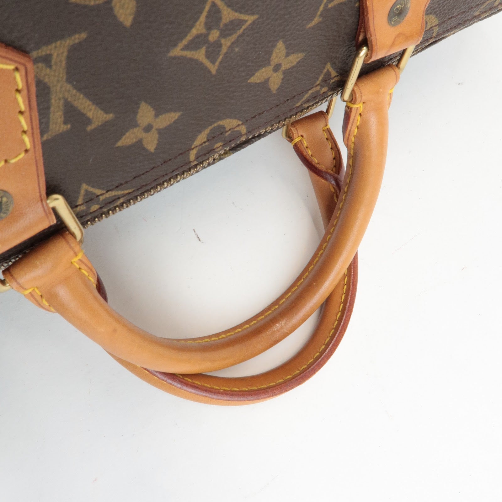 Louis Vuitton Monogram Speedy 30 Hand Bag Boston Bag M41526 Used