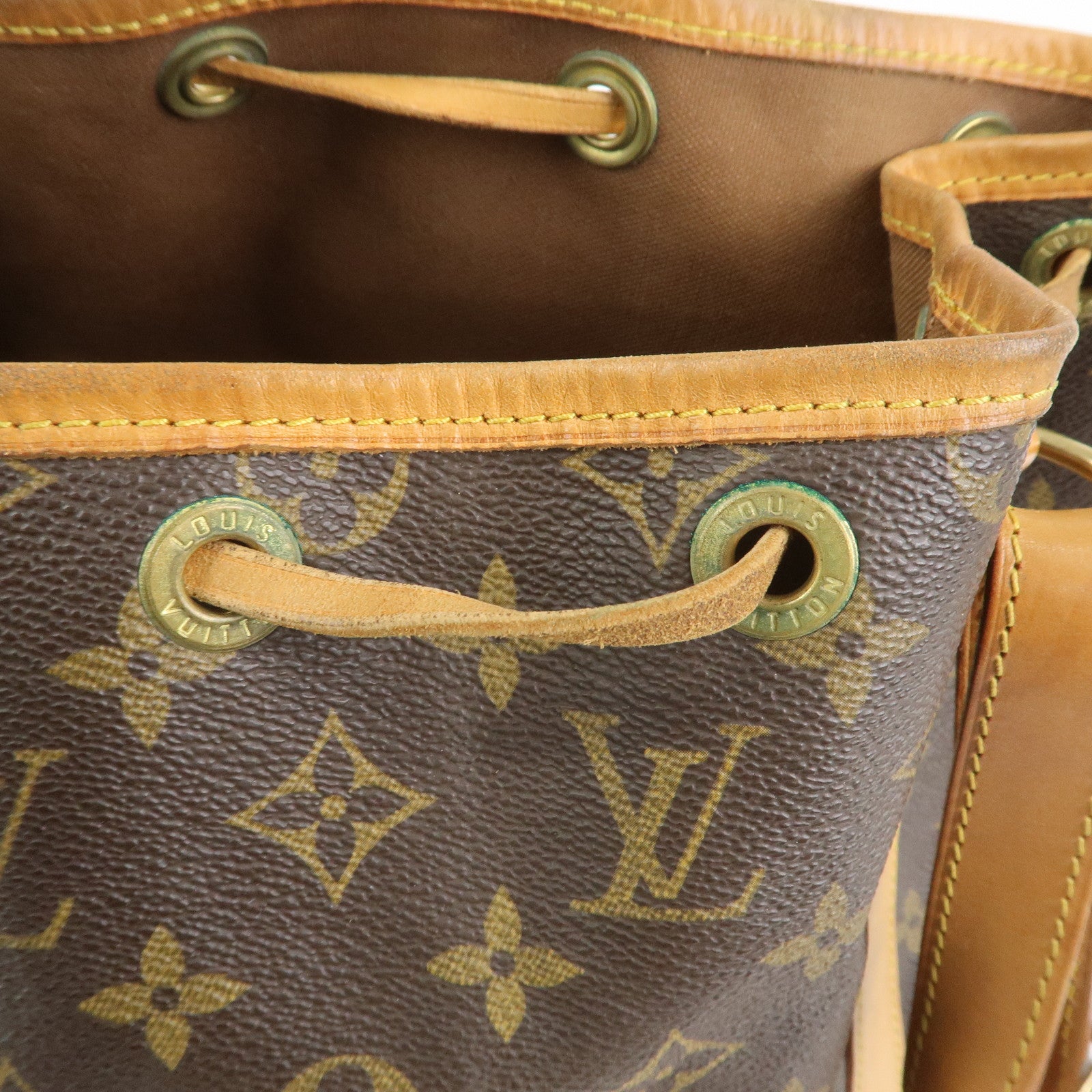 Louis Vuitton Monogram Noe Shoulder Bag Hand Bag Brown M42224