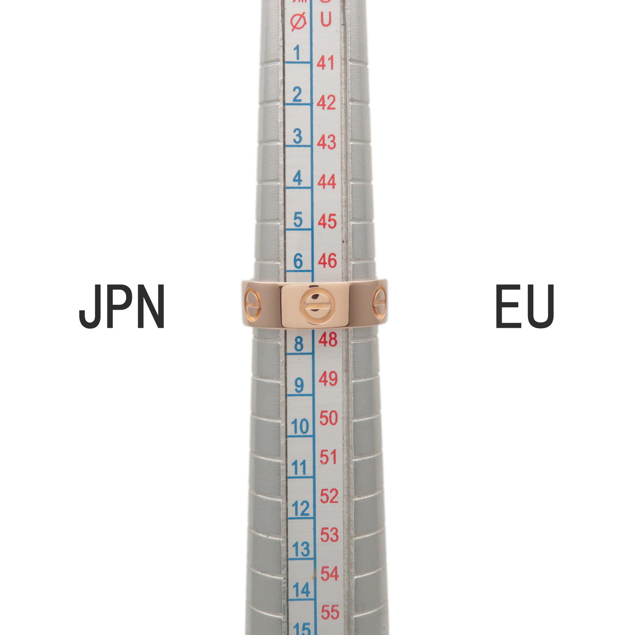 Cartier Love Ring K18 750PG Rose Gold #47 US4-4.5 EU47 HK9