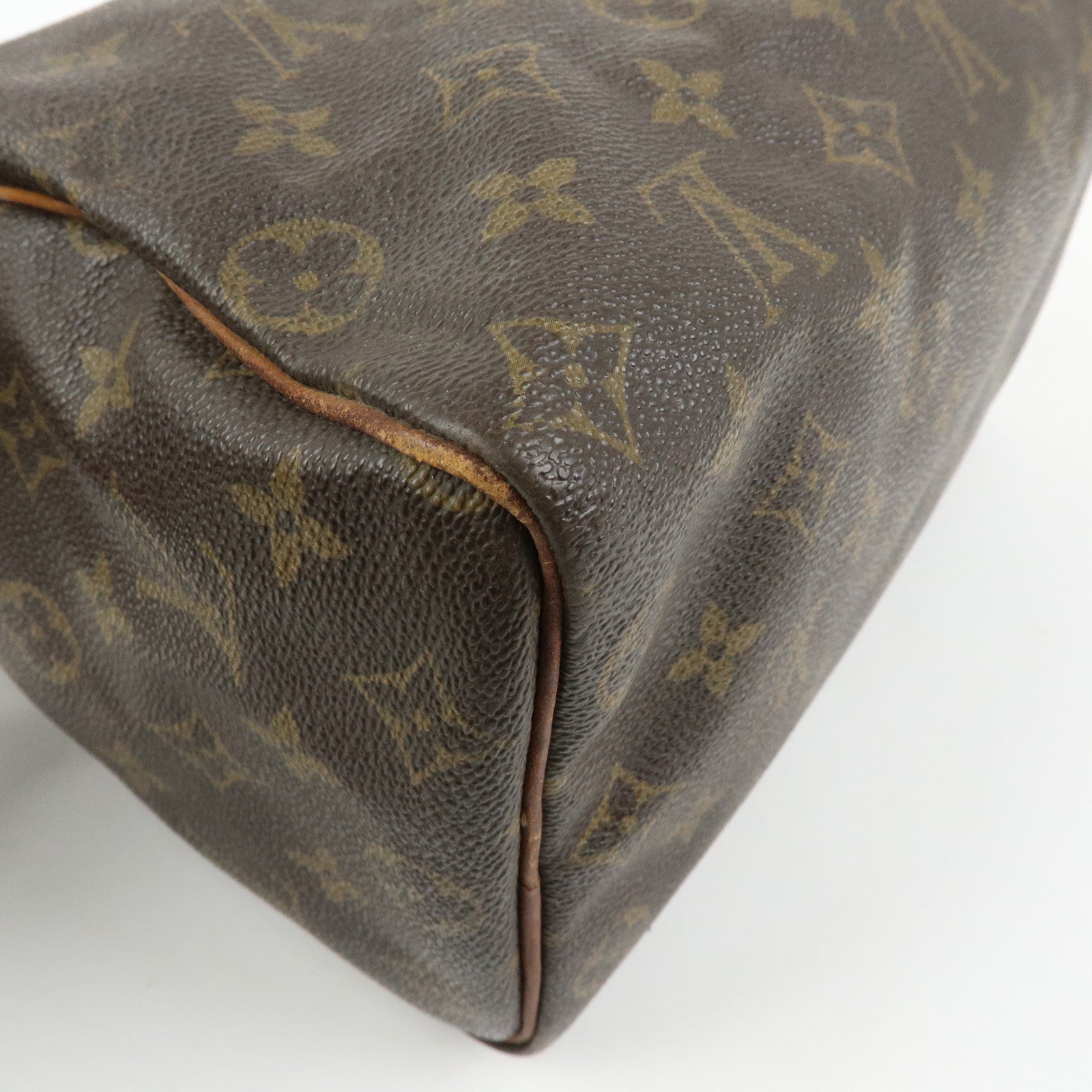 Louis Vuitton Monogram Speedy 25 Boston Bag Hand Bag Brown M41528