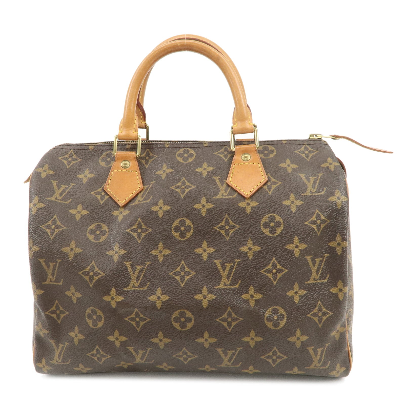 Louis Vuitton Monogram Speedy 30 Boston Bag Hand Bag Brown M41526