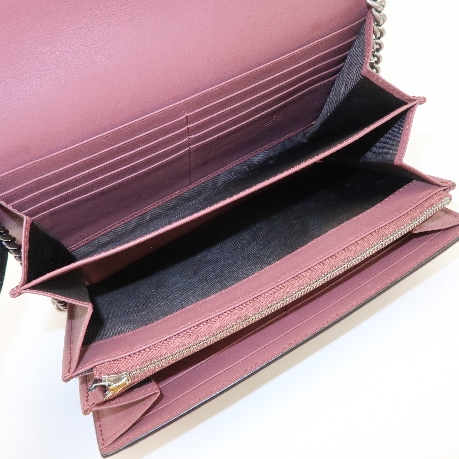 GUCCI Dionysus GG Supreme Chain Shoulder Bag Flower Beige 401231