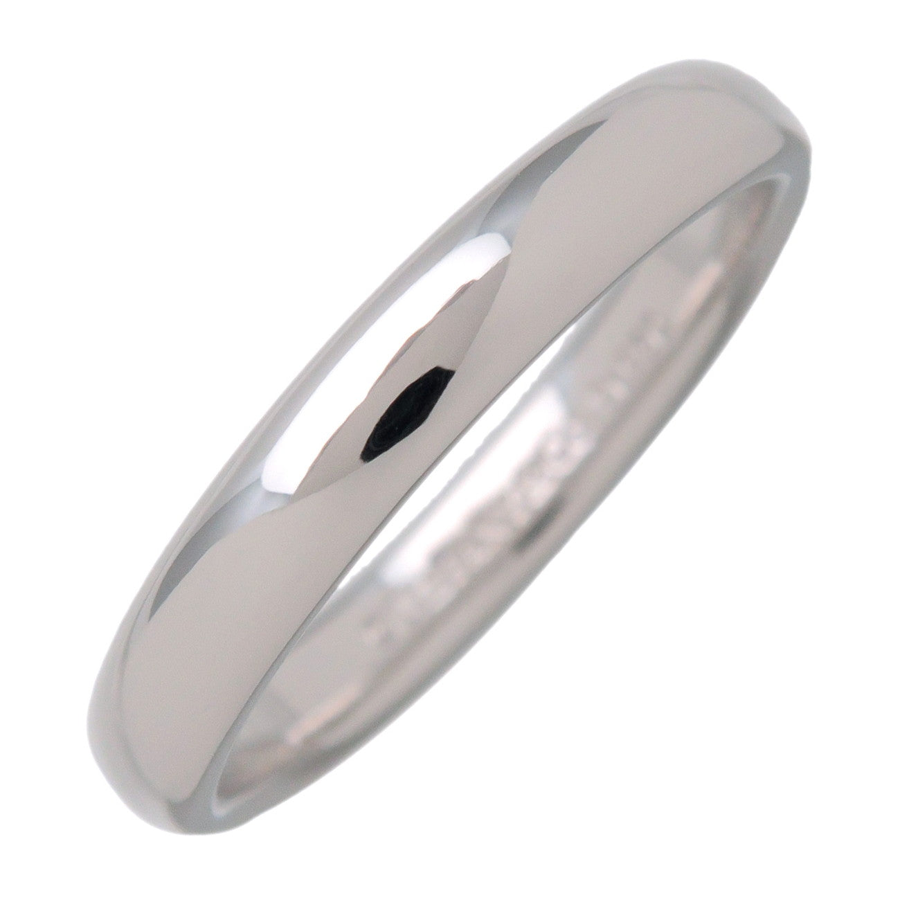 Tiffany & Co Forever Wedding Classic Band Ring PT950 Platinum US5.5