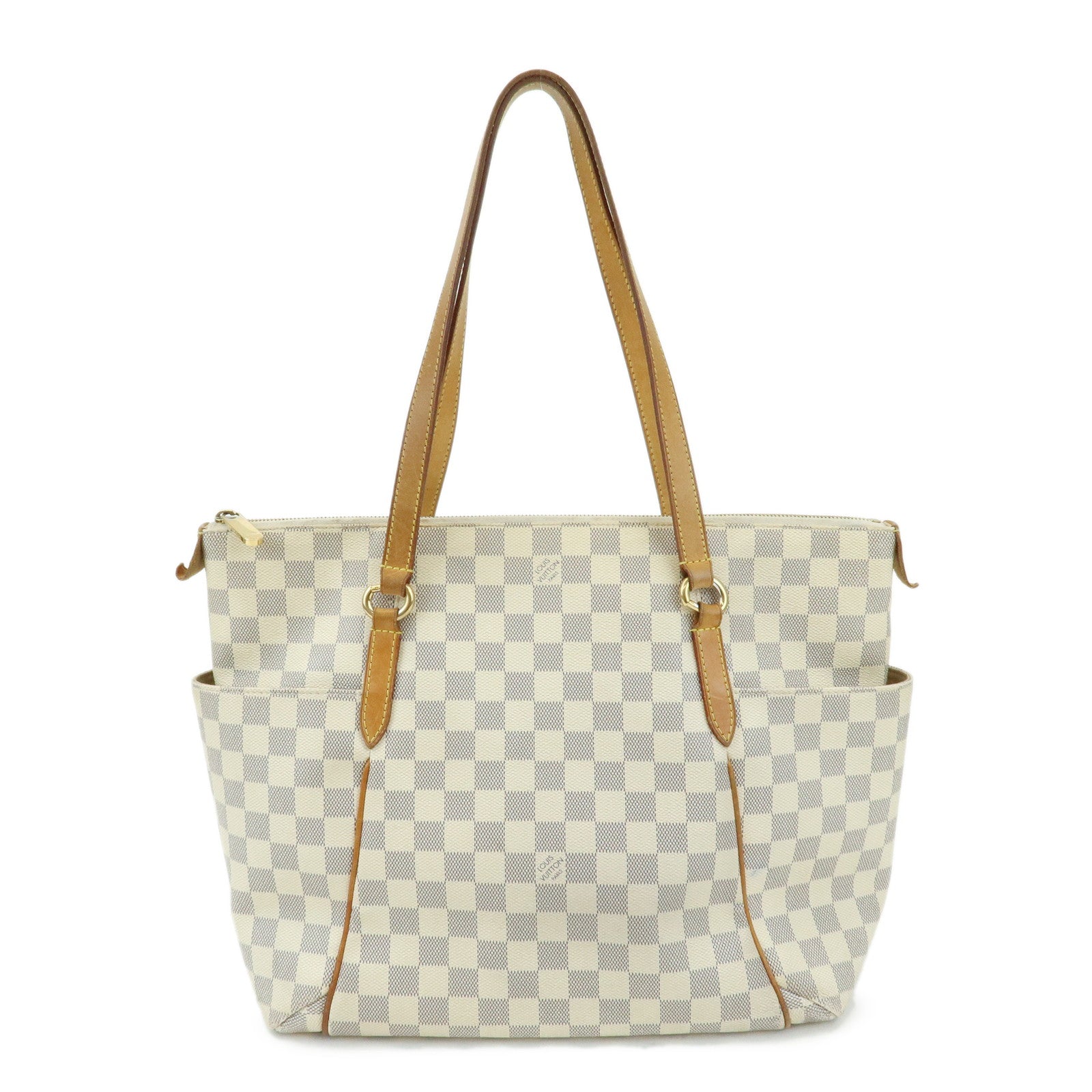 Louis Vuitton Damier Azur Totally MM Tote Bag Shoulder Bag N51262