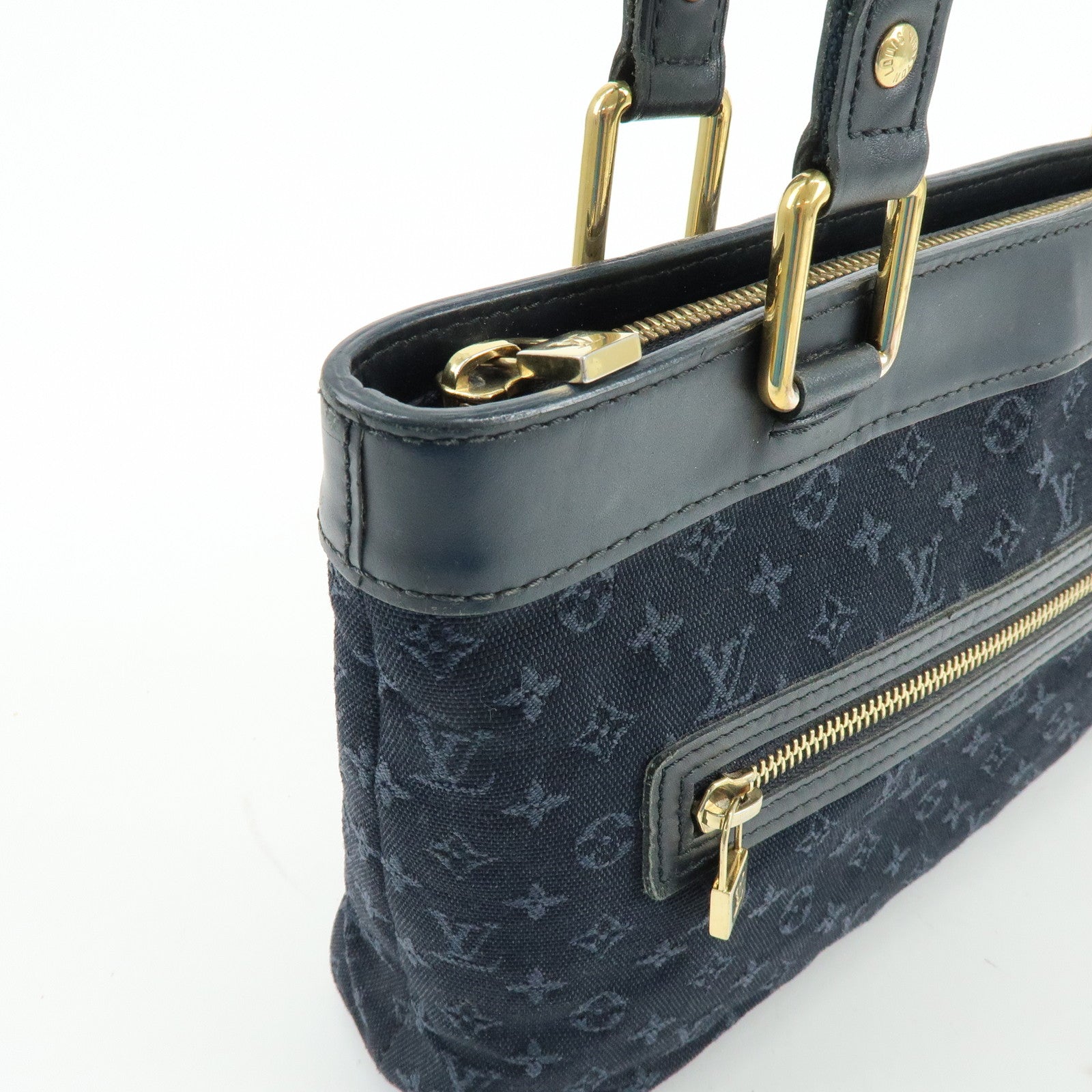 Louis Vuitton Monogram Mini Lucille PM Tote Bag TST Blue M92680
